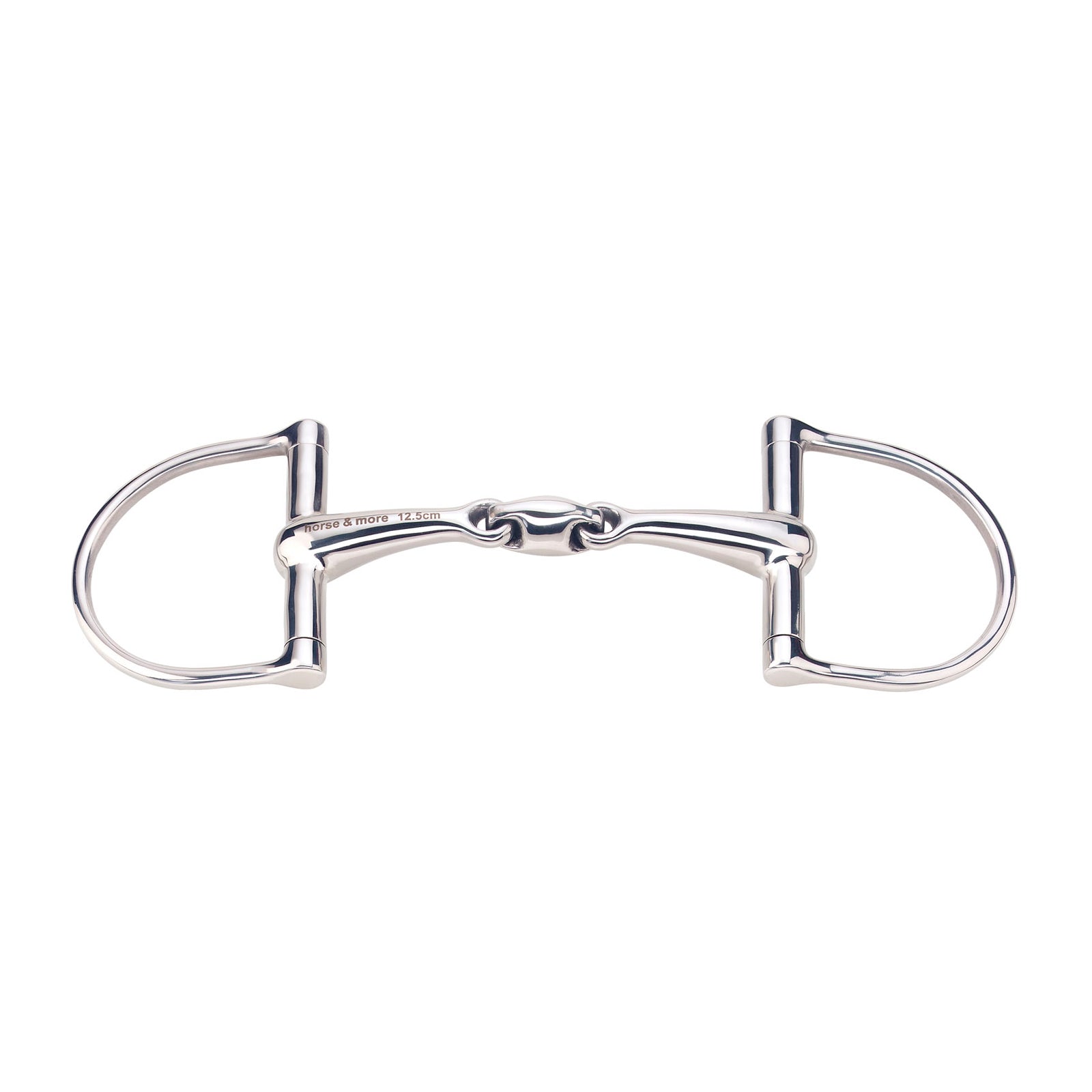 Sprenger Max-Control D-ring stainless steel bit, double jointed Horse Bits
