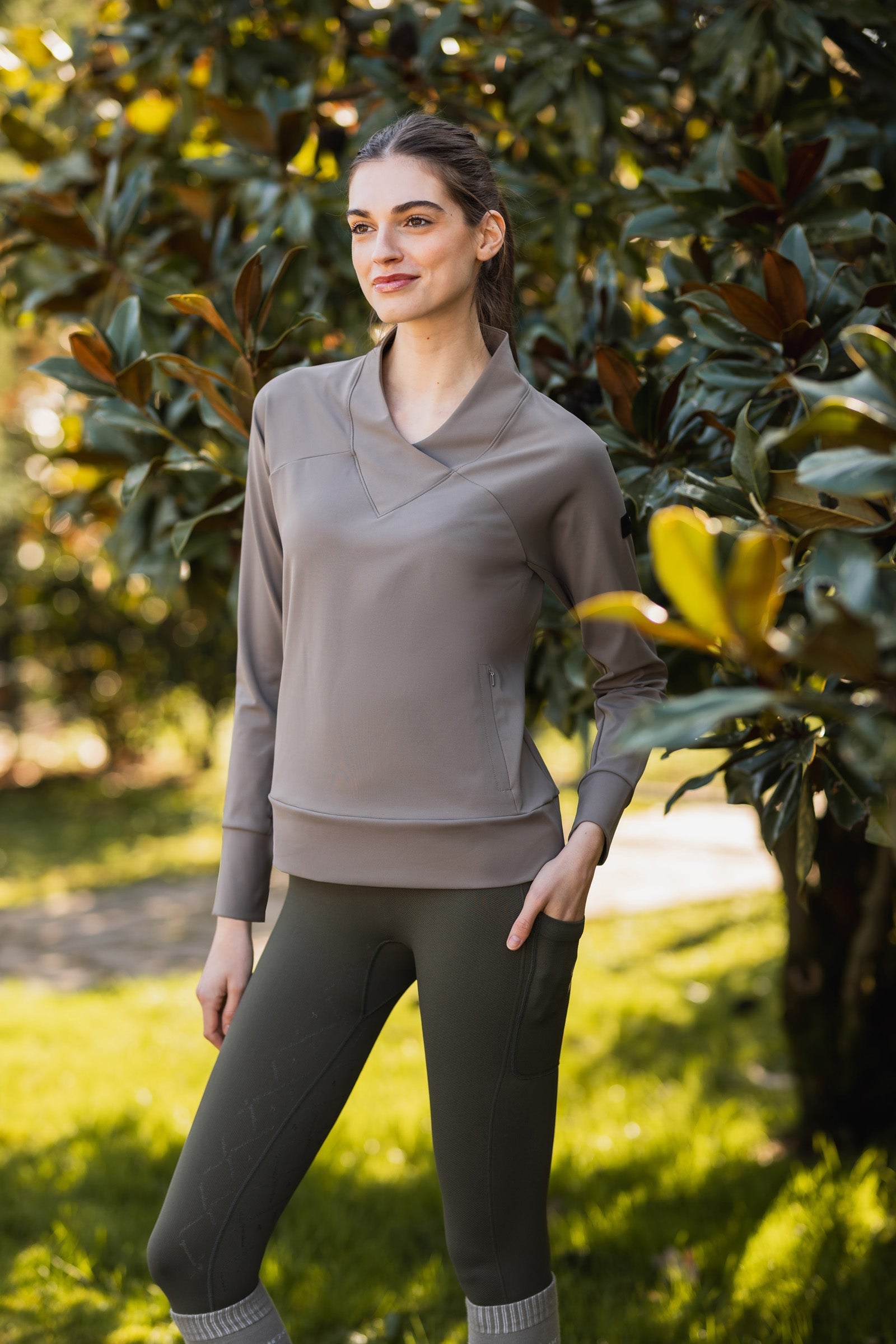 Horze Elodie Women's Functional Sweatshirt Women’s Riding Clothing