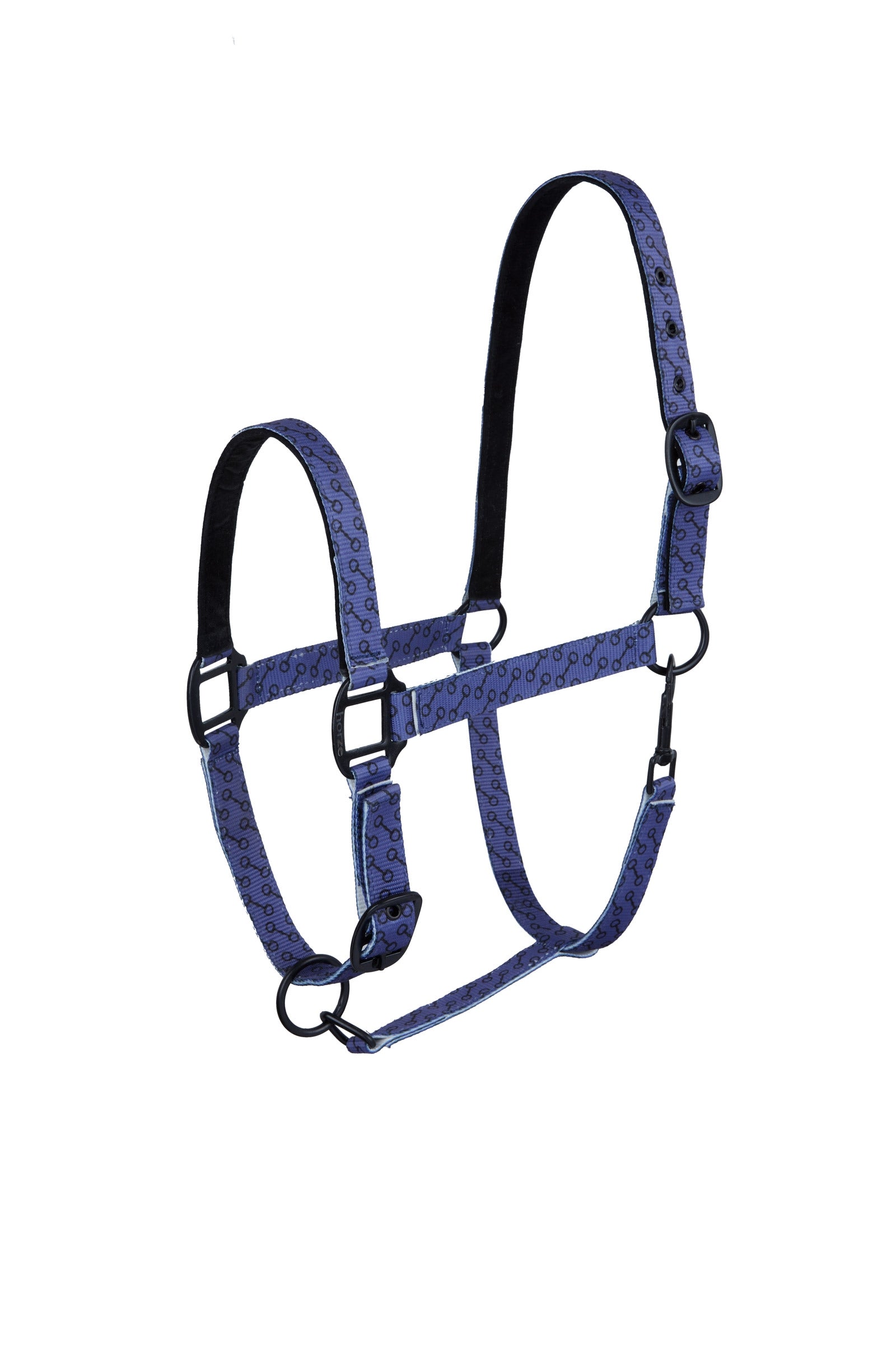 Horze Noir Halter with Print Halters & Leads