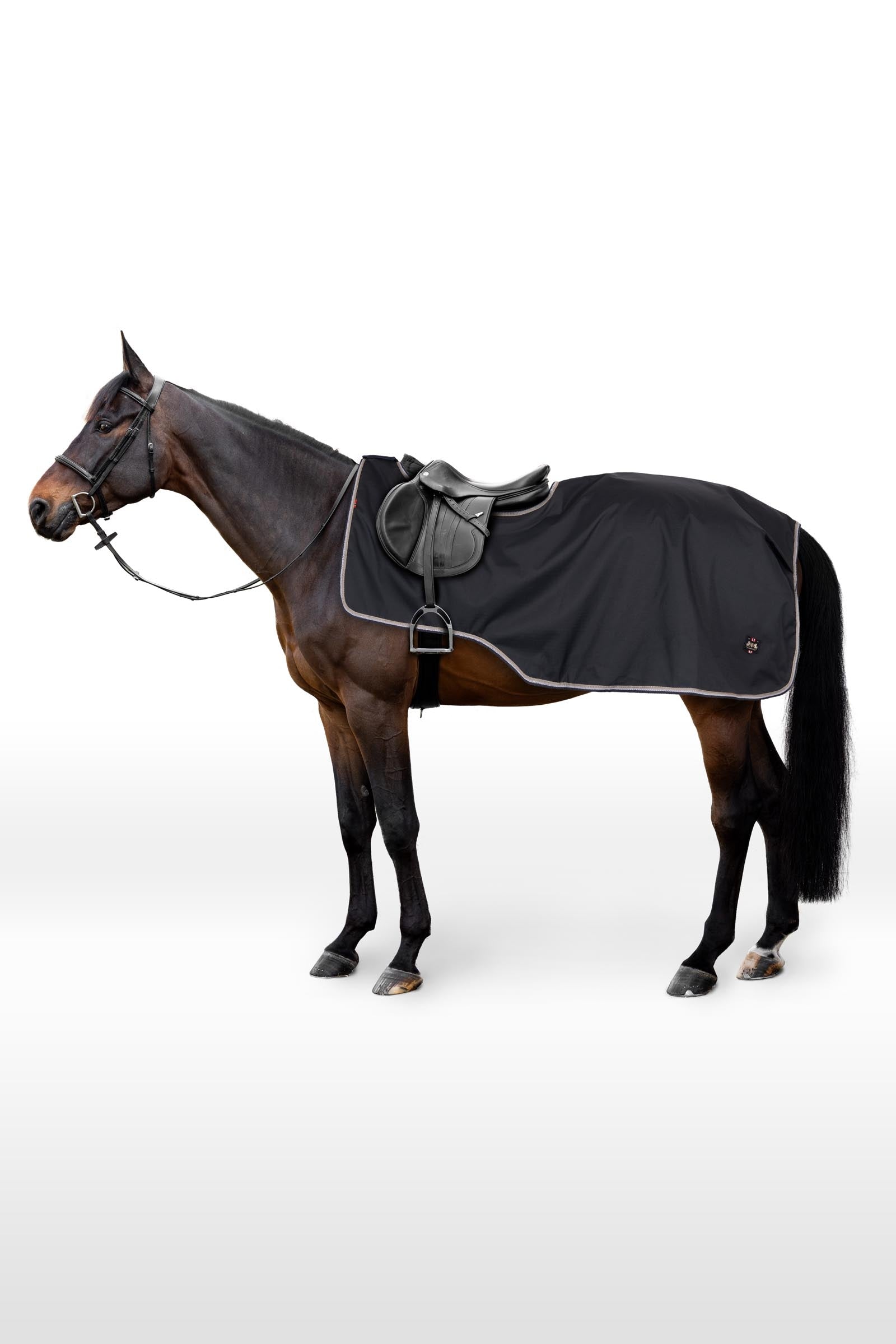 B Vertigo Lachlan 600D Rain Riding Rug With Wool Lining Horse Rugs