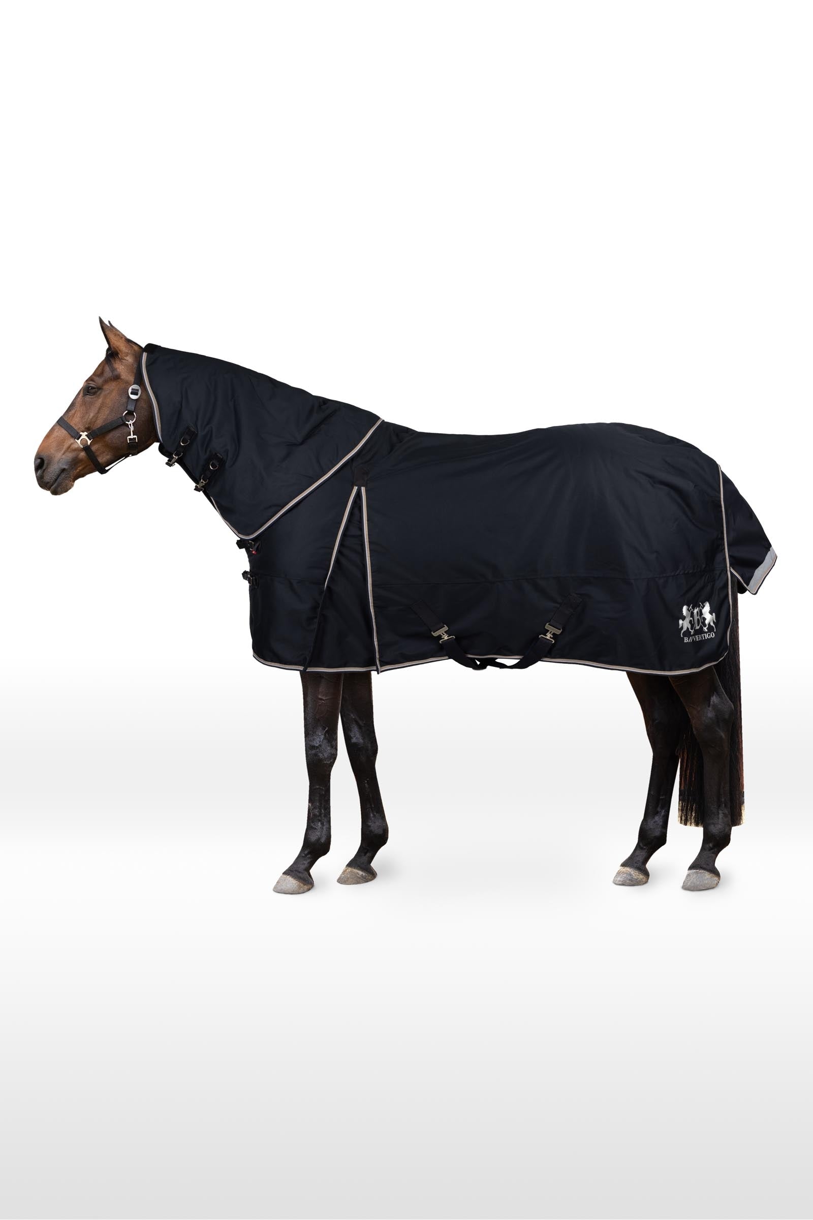 B Vertigo Georgina Turnout Rug with Detachable Neck, 250g Horse Rugs