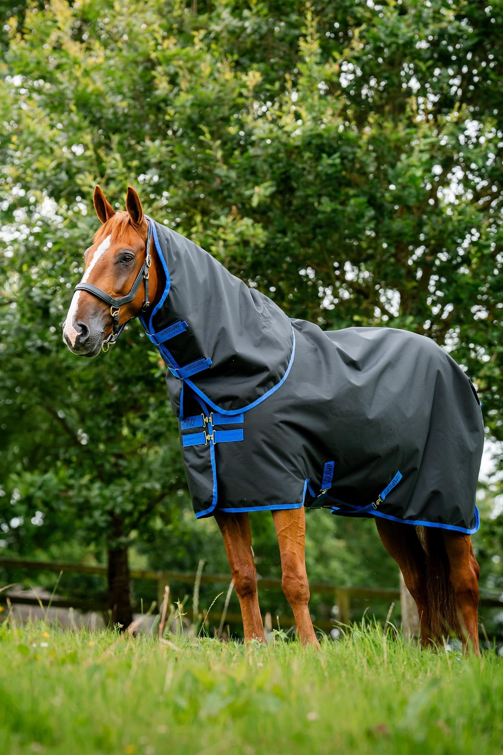 Horseware Amigo Ripstop 900D Plus kültéri takaró levehető nyakrésszel, 100 g Lótakarók