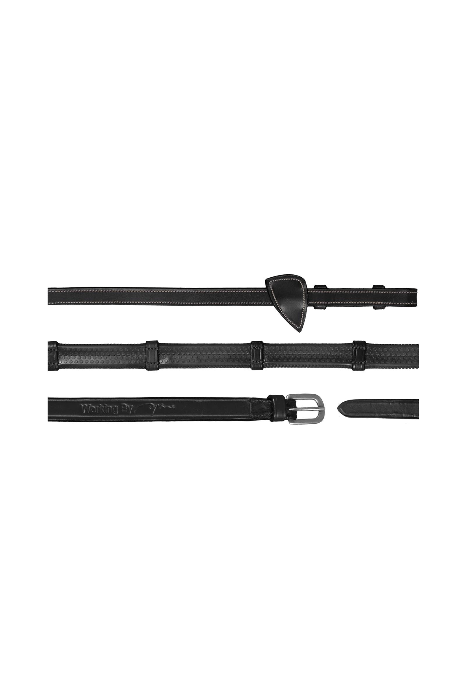 Dy'on Working gumiszár (13 mm), 7 bőrbaklival Kantárok & Szárak