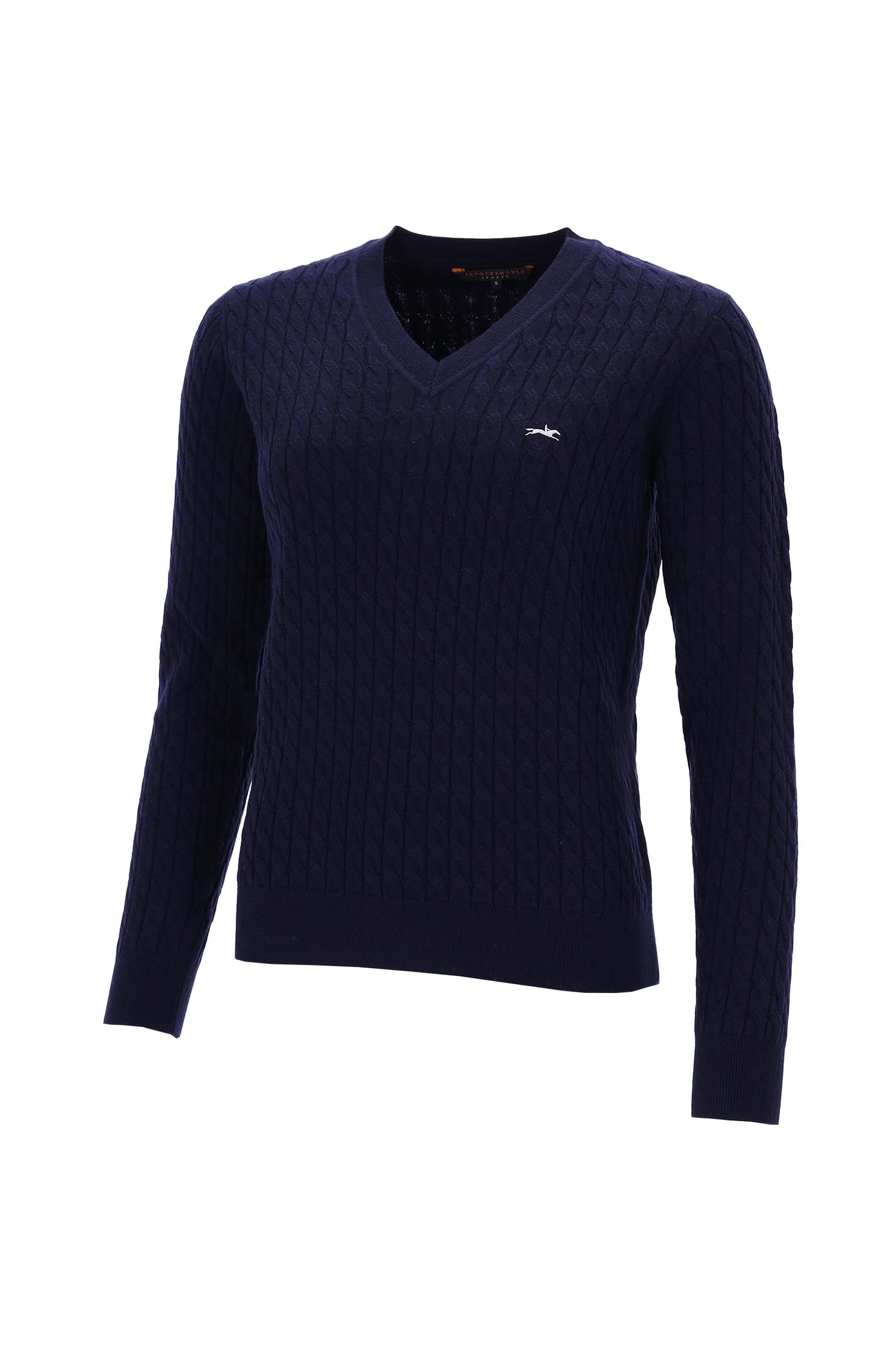 Schockemöhle Sports SPPam Style Women's Jumper with V-Neck Noi Ruházat