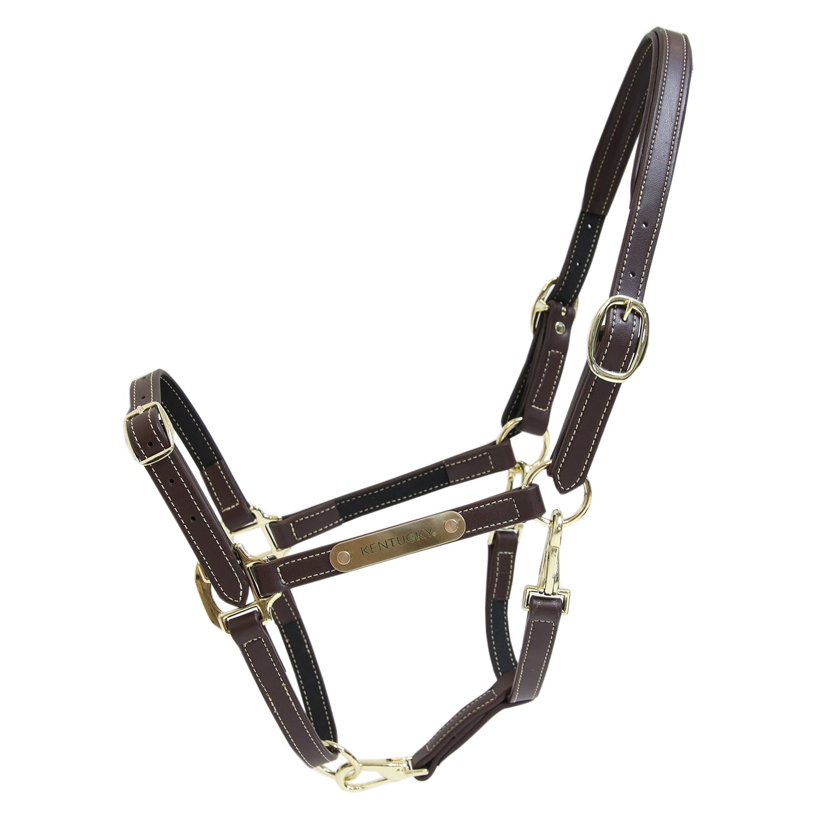 Kentucky Horsewear bőr kötőfék, rugalmas Kötofékek & Vezetoszárak
