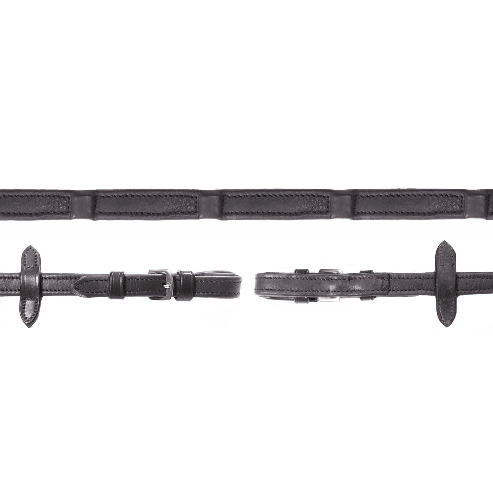 Schockemöhle Sports Durasoft bőr gyeplő, nylon betéttel Kantárok & Szárak