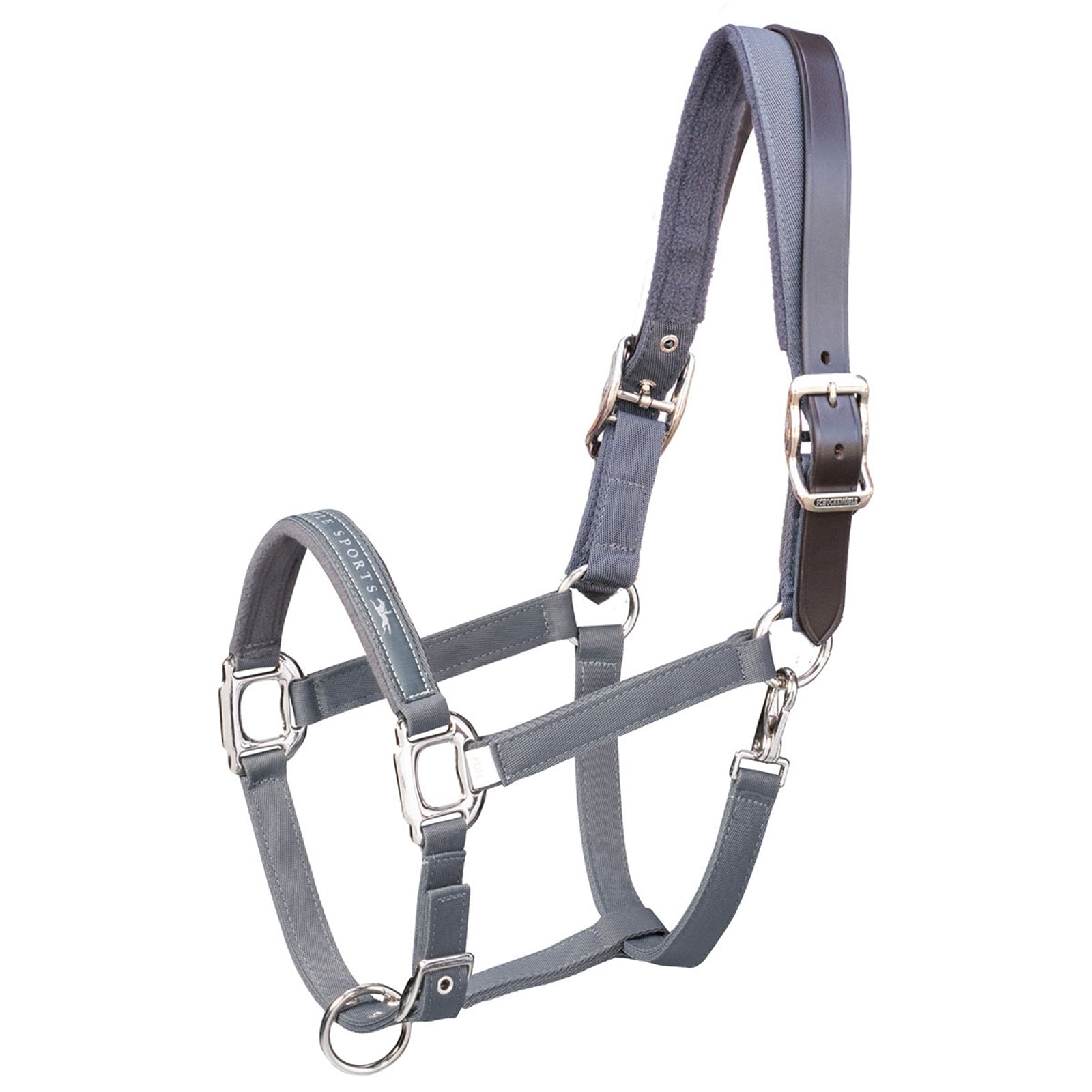 Schockemöhle Sports Memphis Breakaway, Nylon Halter + Leather strap Kötofékek & Vezetoszárak