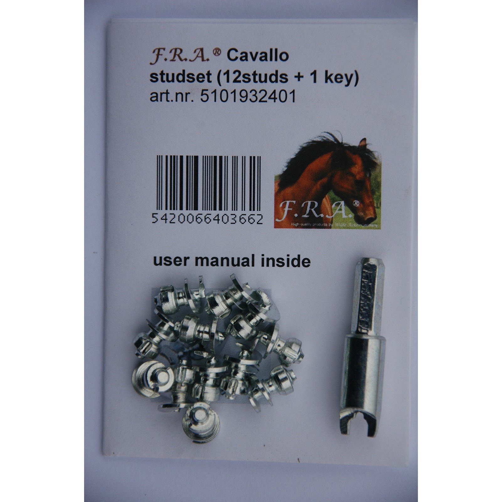 Cavallo Hoof Boots F.R.A. stud set, 12 pcs + tool Leg Protection & Hoof Protection for Horses