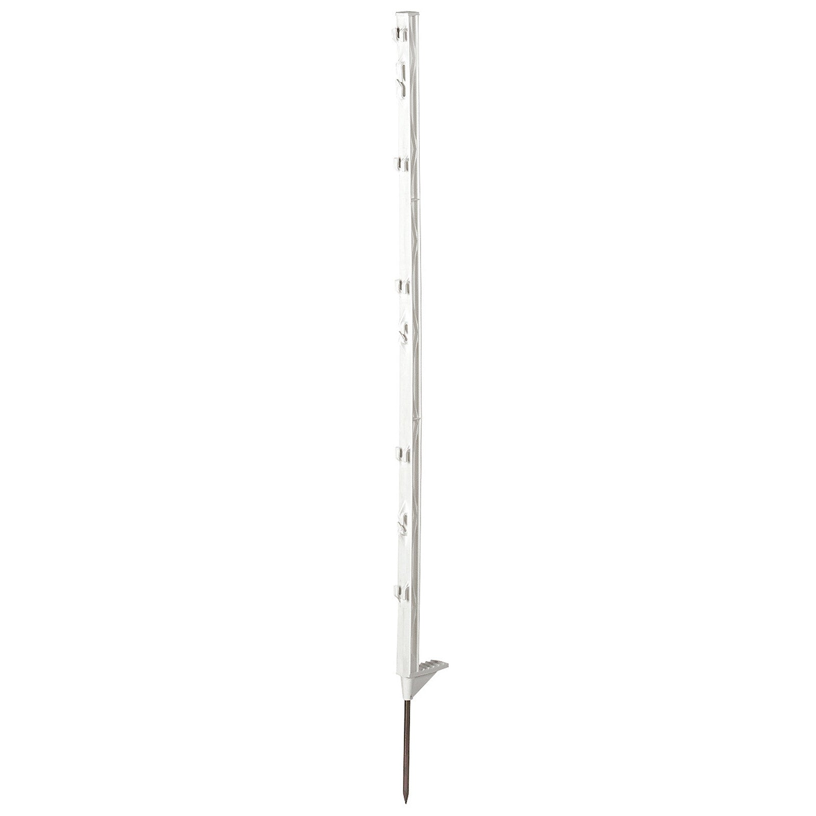 Farm Patrol Classic műanyag oszlop egylépcsős, fehér, 105 cm, 5 db Villanypásztor Felszerelések