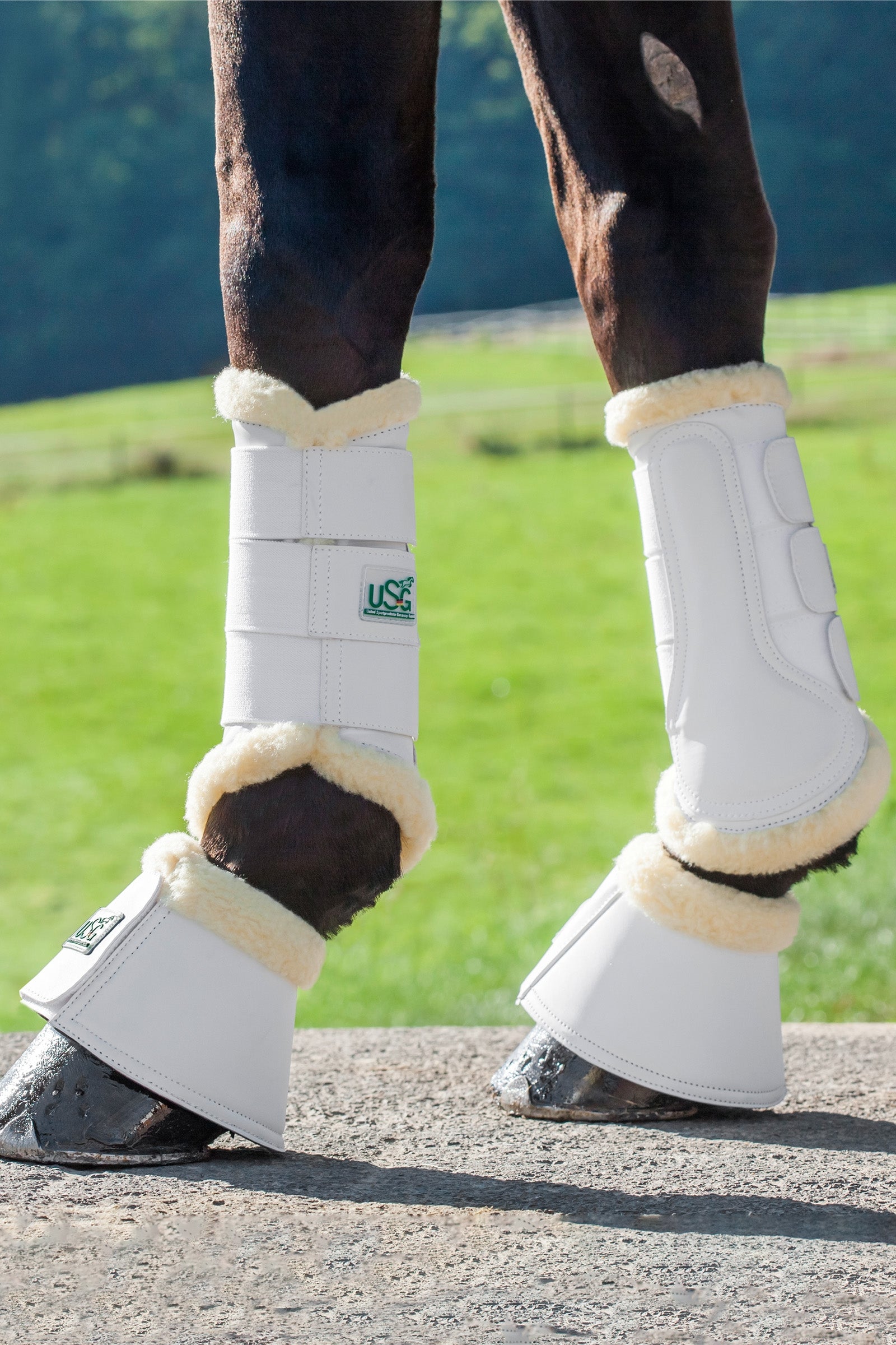 USG Breathopren pataharang műszőrmével Leg Protection & Hoof Protection for Horses