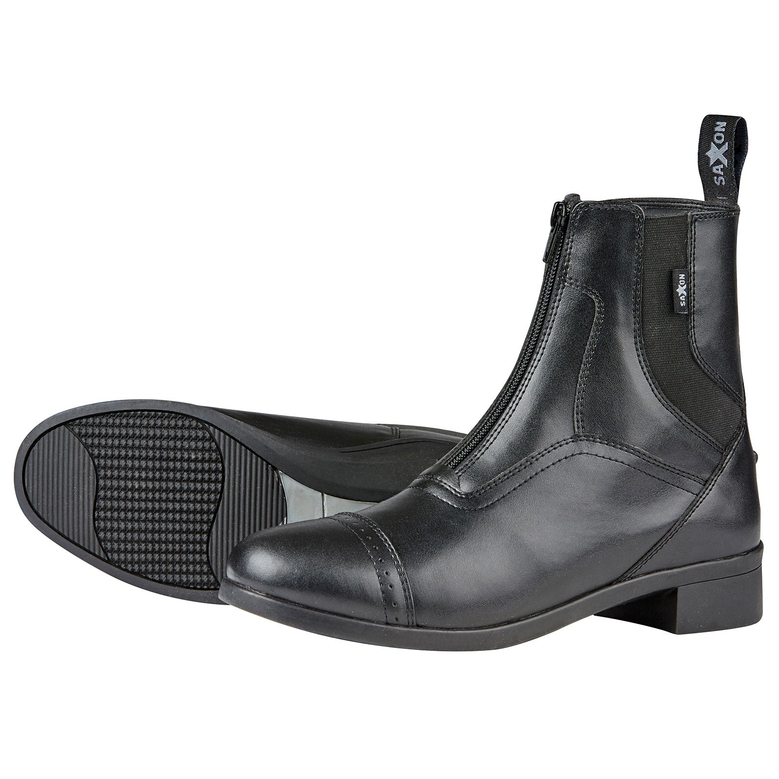 Saxon Syntovia Zip Paddock Boots Lábbelik