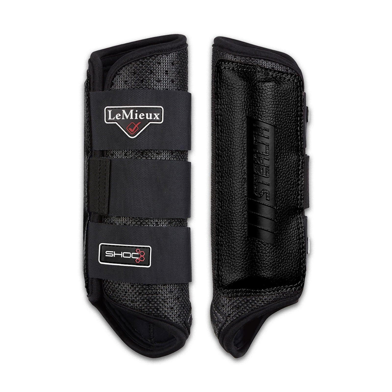 LeMieux Stealth Shoc XC Lábvédő Hátulsó Leg Protection & Hoof Protection for Horses