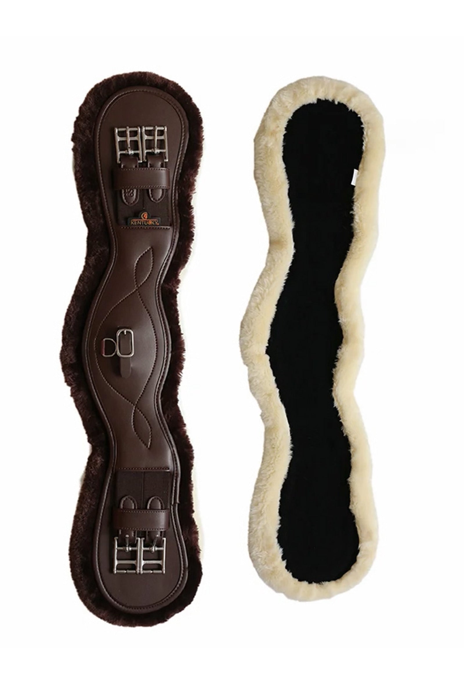 Kentucky Horsewear báránybőr anatómiai rövid heveder Nyergek & Hevederek