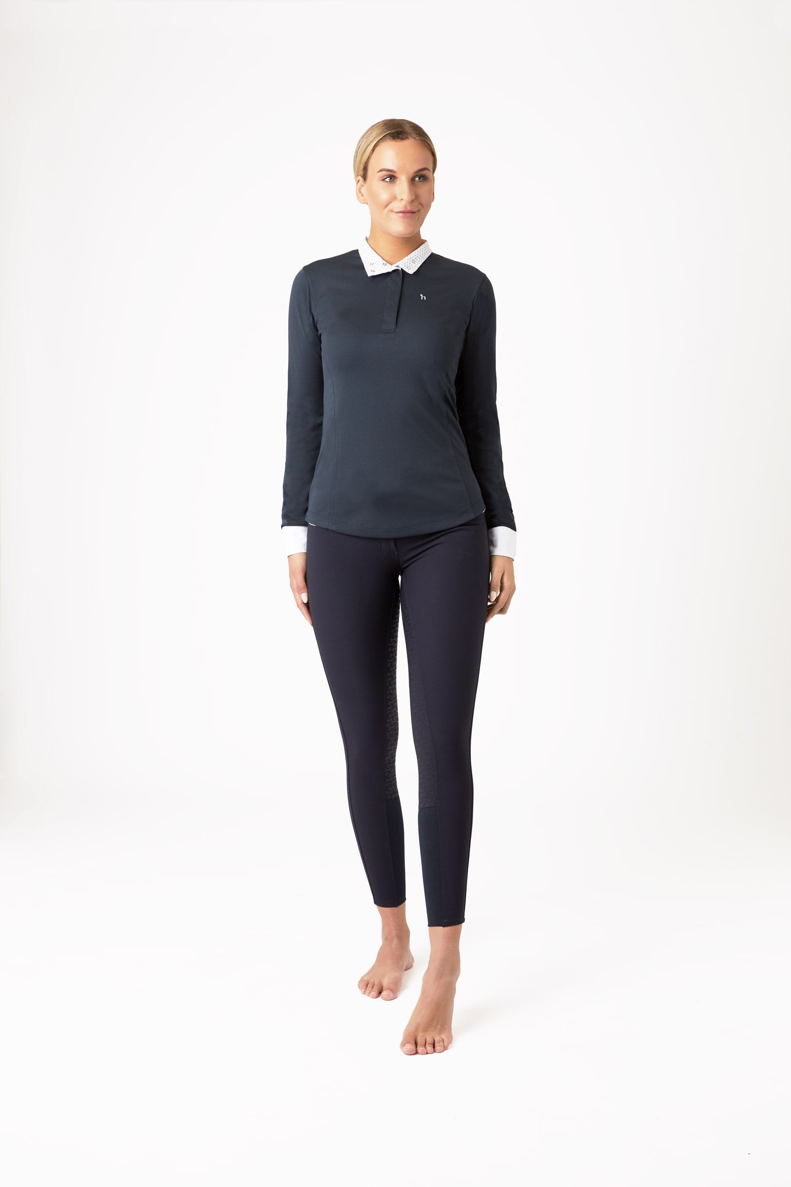 Horze Blaire Women's Long-Sleeved Functional Show Shirt LSF 30+ Women’s Riding Clothing