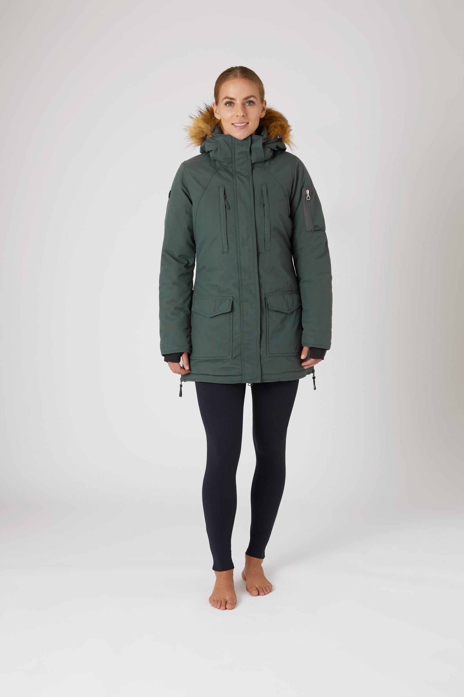 Horze Brooke Women's Long Parka Riding Jacket Women’s Riding Clothing