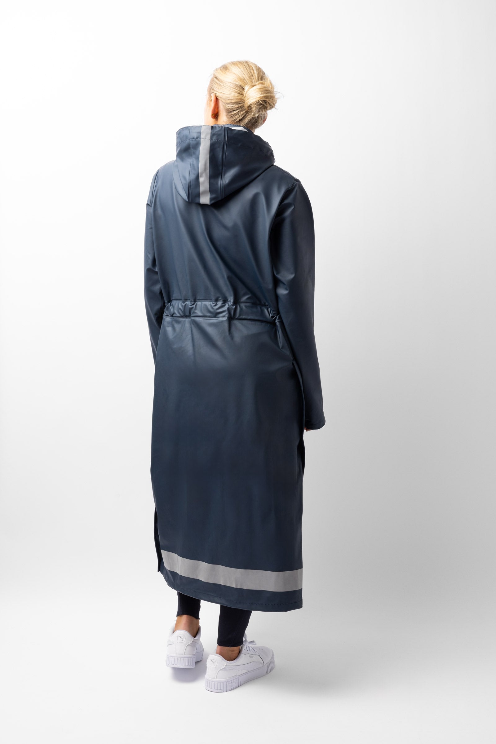 Horze Hazel Women's Long Raincoat with Slits Women’s Riding Clothing