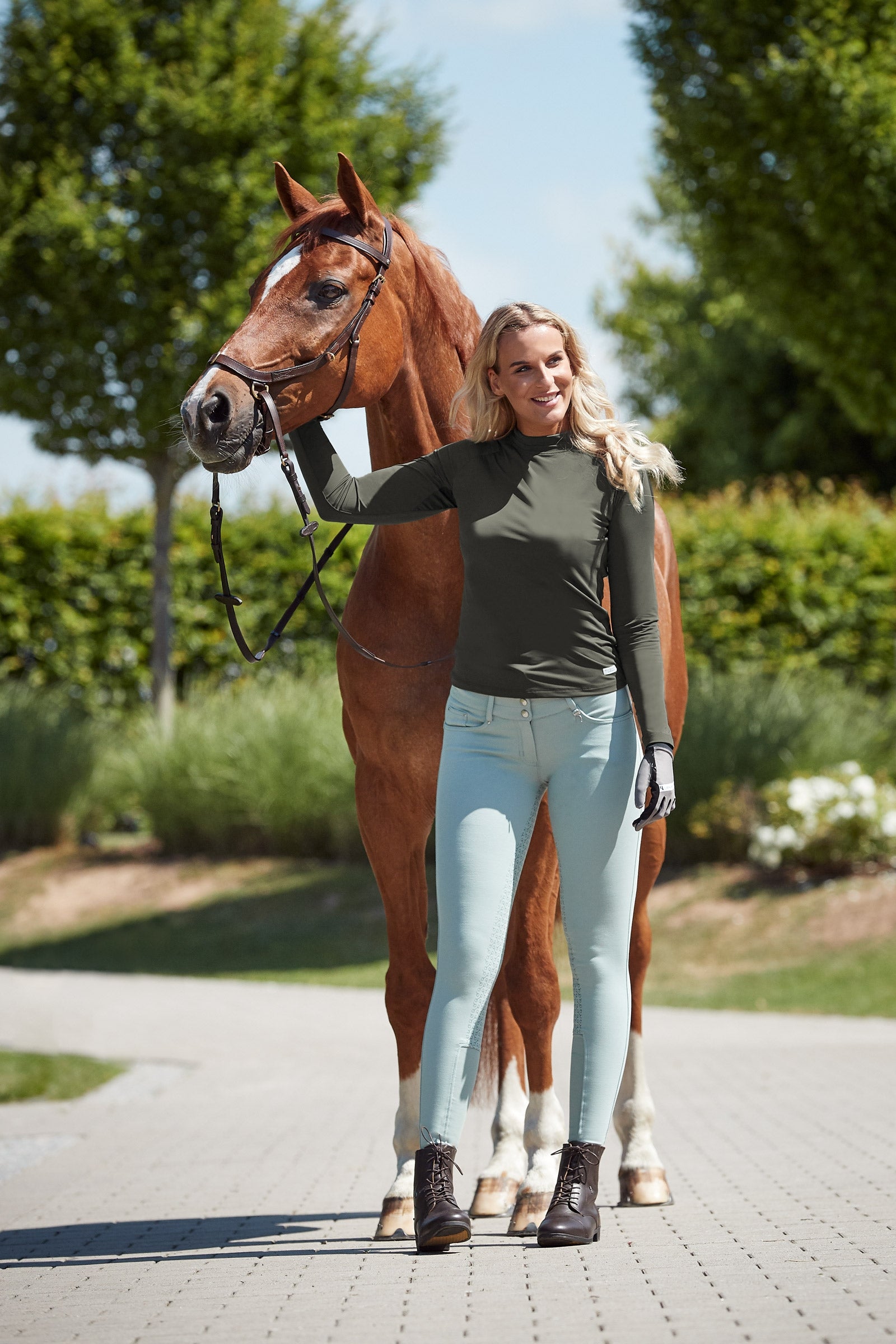 Horze Gabriela Women's Training Shirt UPF 40+ Women’s Riding Clothing