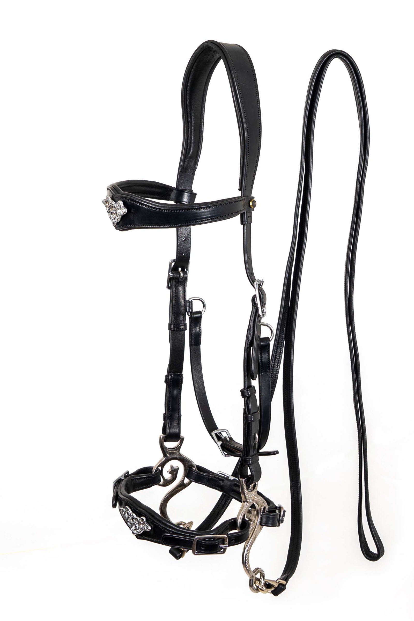 F.R.A. Freedom Riding Articles Imperial Hackamore kantár szárral (Sistema 2) Kantárok & Szárak
