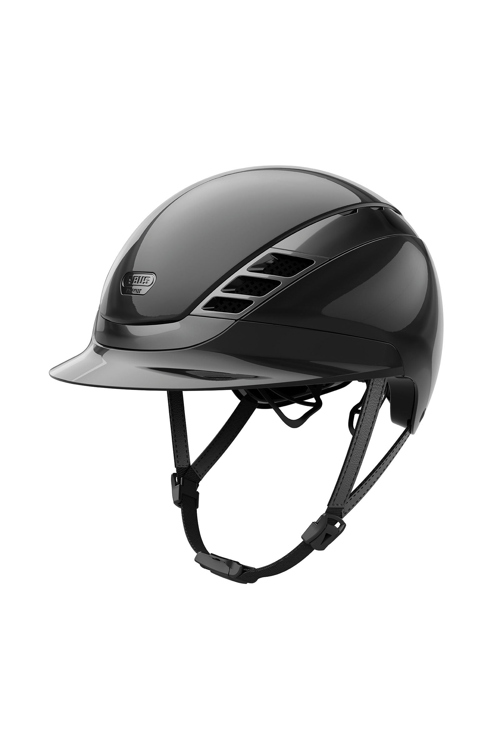 Abus Pikeur AirLuxe Chrome lovaglókobak Biztonsági Felszerelés