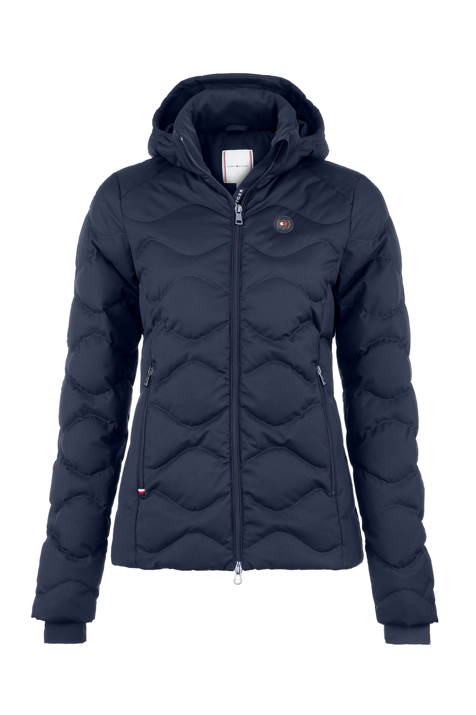 Tommy Hilfiger Equestrian lovas közepes súlyú női lehúzható dzseki Noi Ruházat