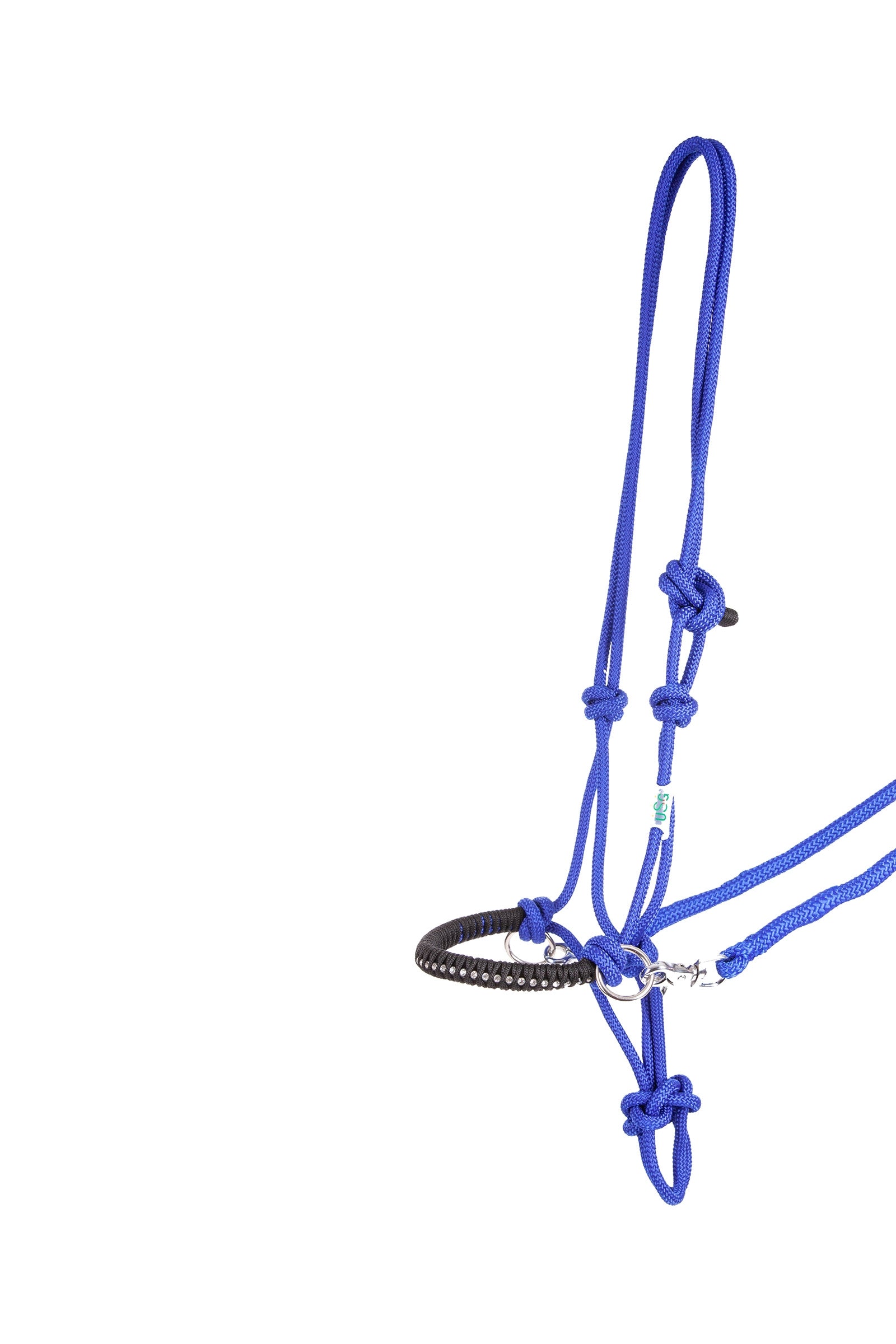 USG Knotted Rope Halter with Reins Kötofékek & Vezetoszárak