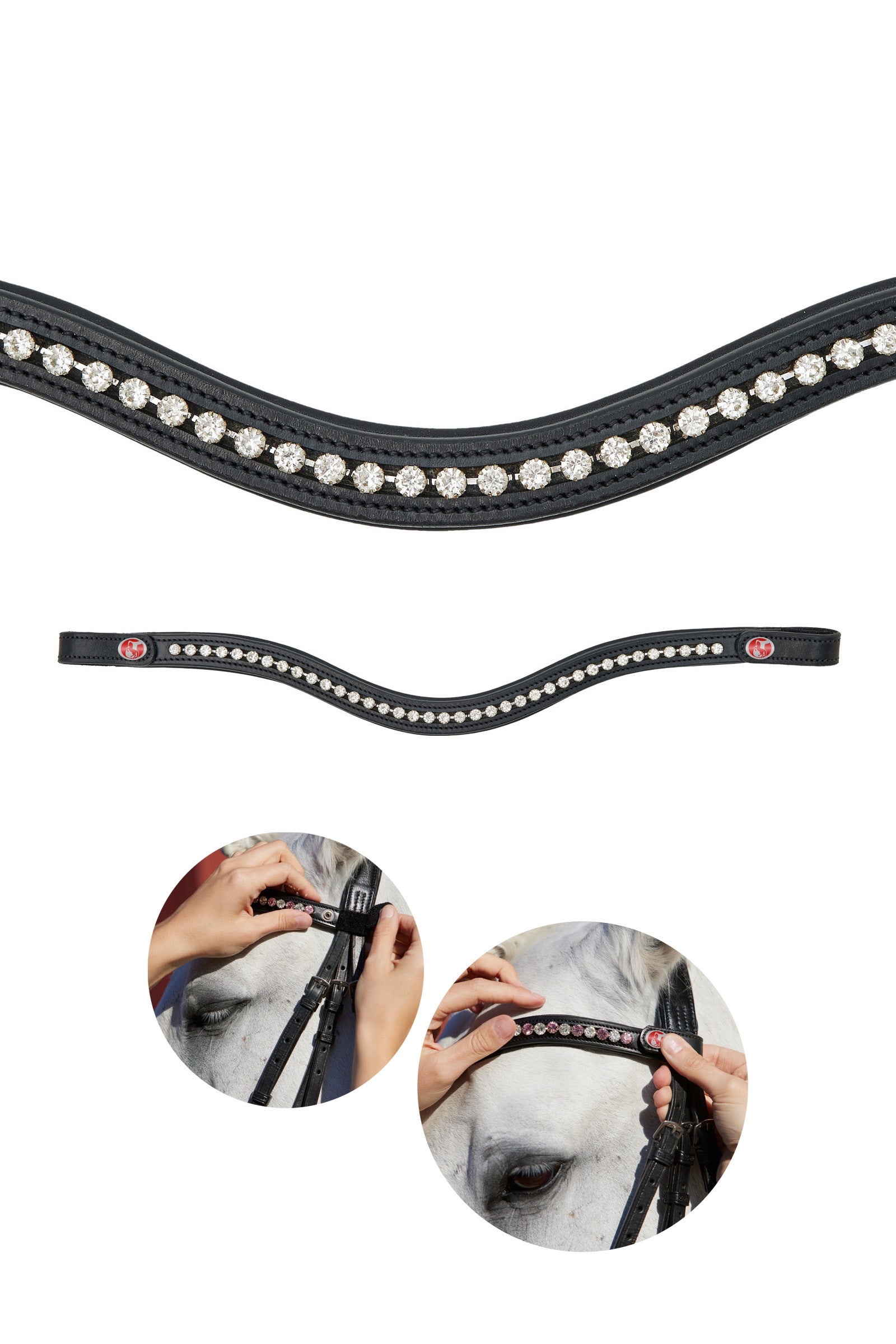 Kieffer FlexiLoop® Crystal homlokpánt Kantárok & Szárak