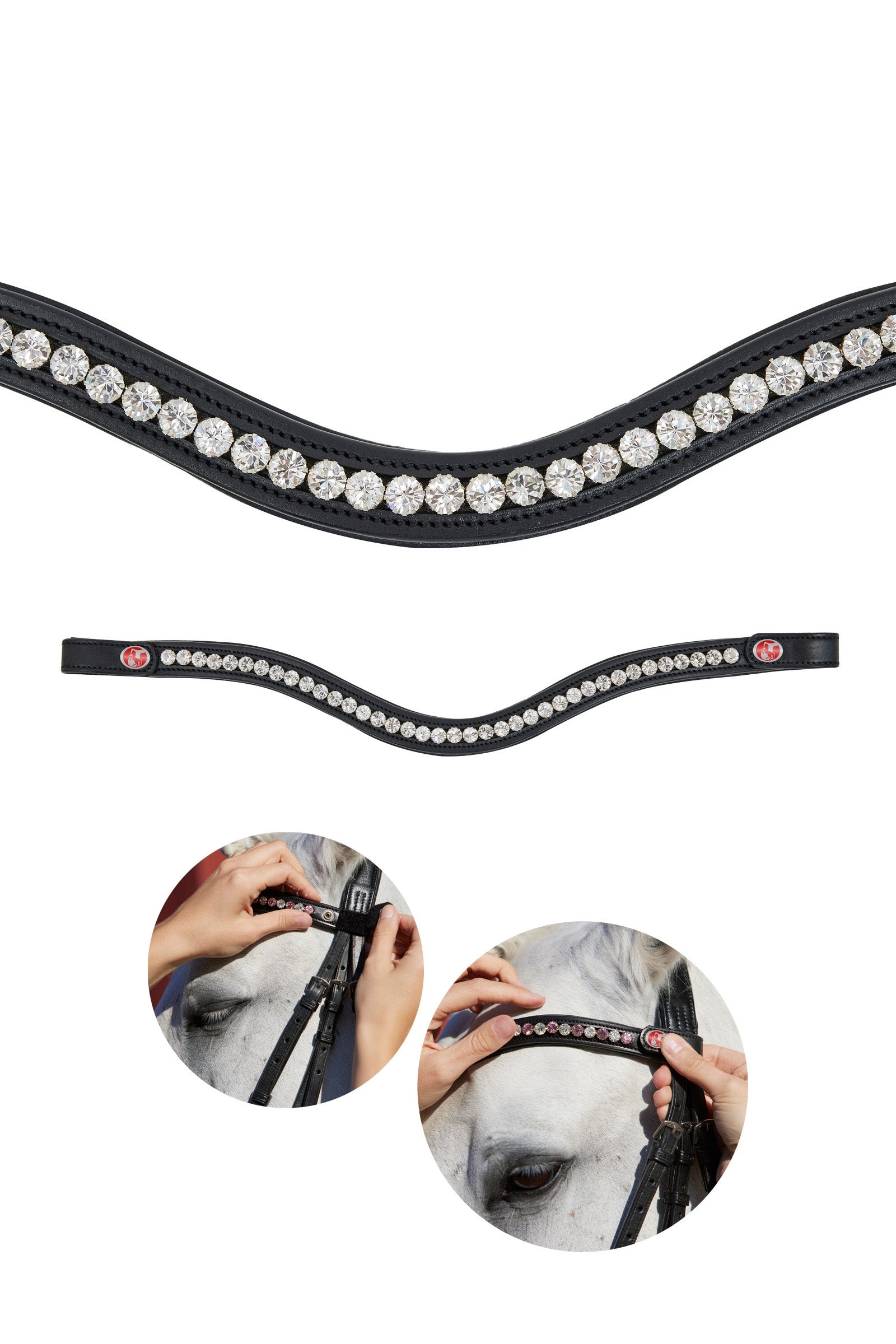 Kieffer FlexiLoop® Crystal homlokpánt Kantárok & Szárak