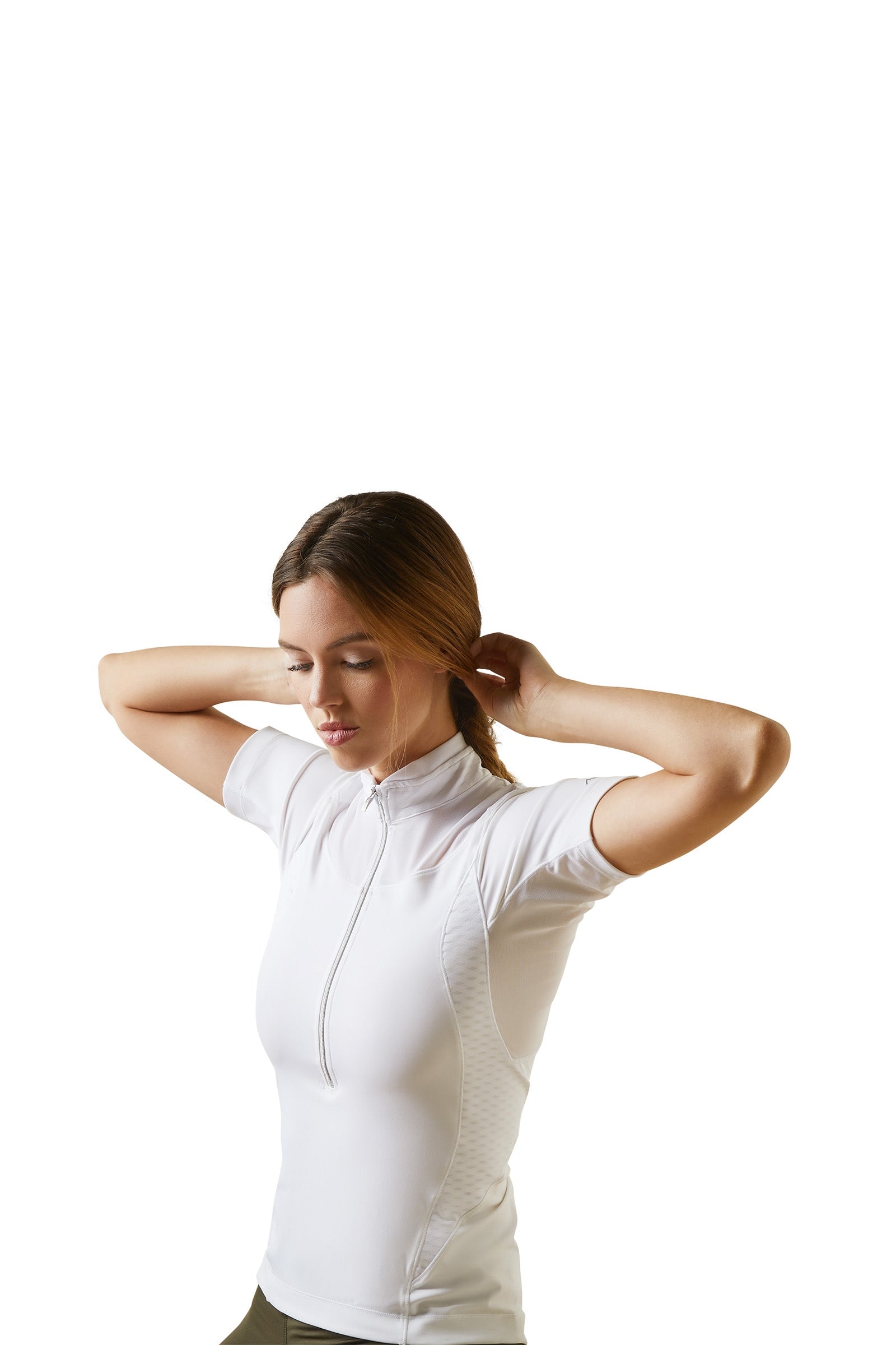 Ariat Ascent női 1/4-es cipzáras versenypóló Noi Ruházat