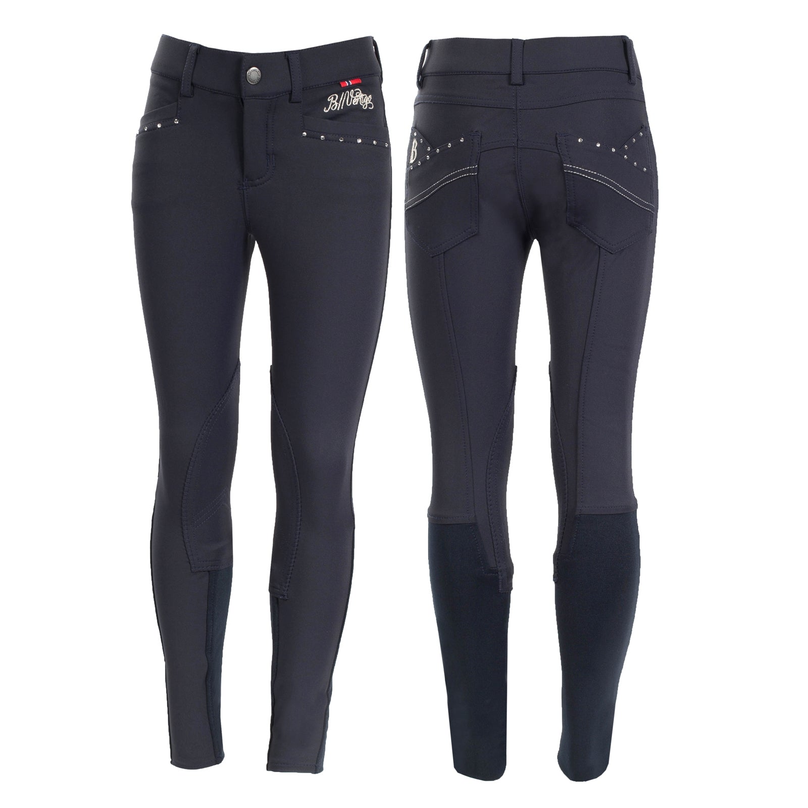 B Vertigo Olivia Kids Silicone Full Seat Breeches UPF 50+ Kids Apparel