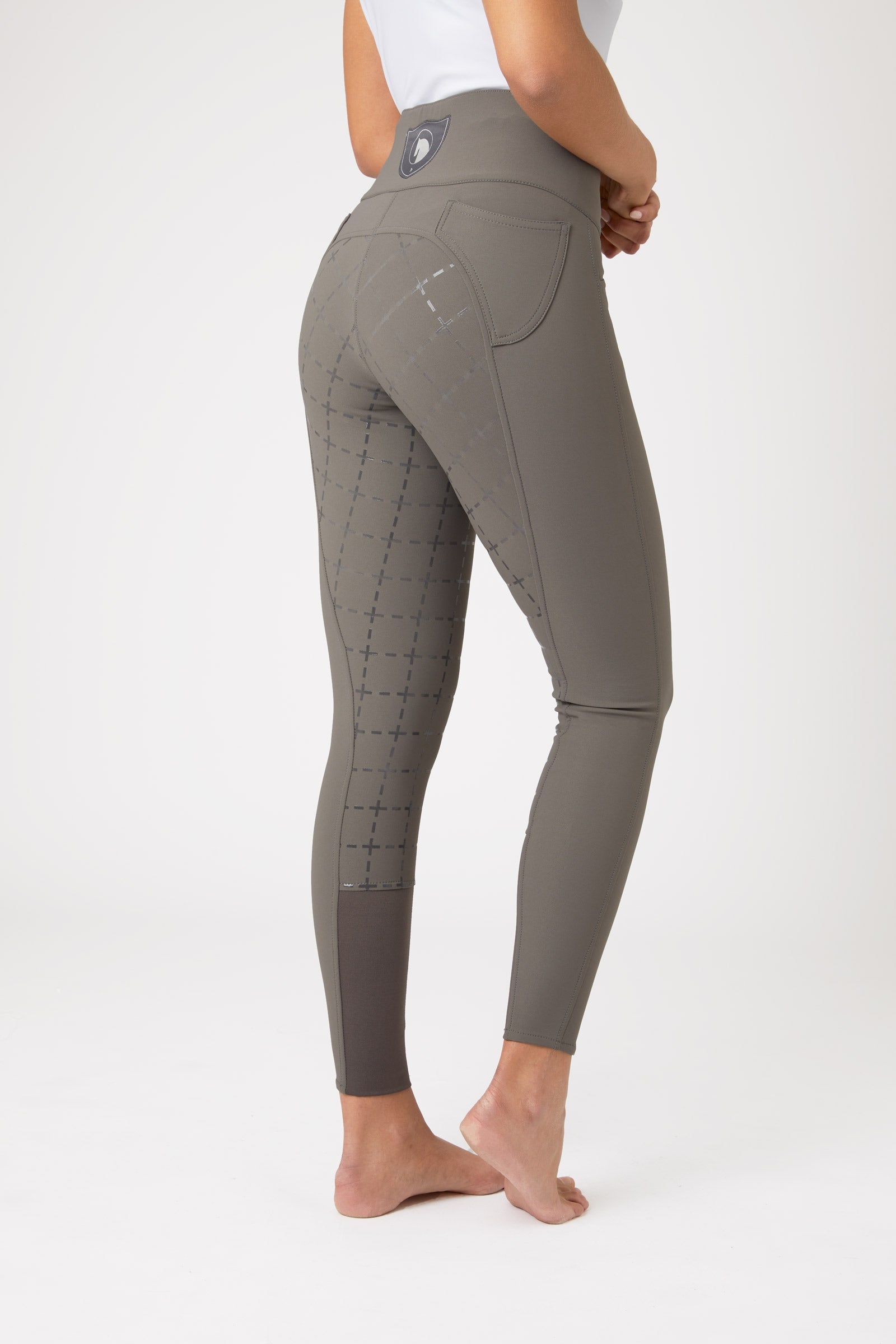Horze Desiree női magas derekú, teljes szilikonos lovaglónadrág, UPF 50+ Womens Breeches