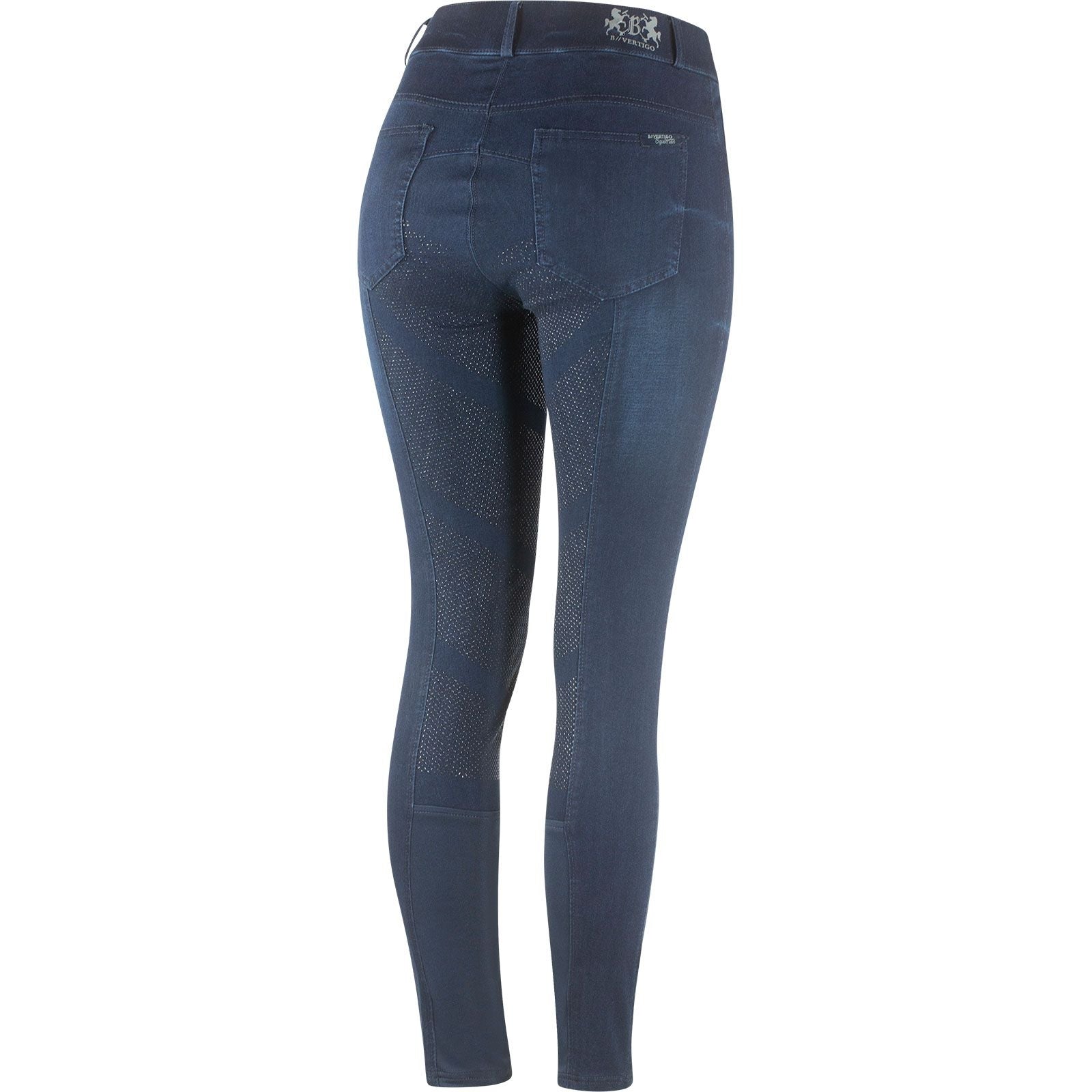 B Vertigo Elle Női Farmer Szilikonos Lovaglónadrág Womens Breeches