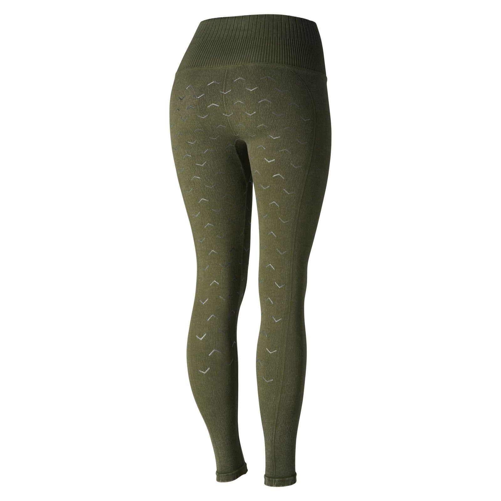Horze Vanessa Női Varrásnélküli Farmerhatású Szilikonos Lovagló Leggings Womens Breeches