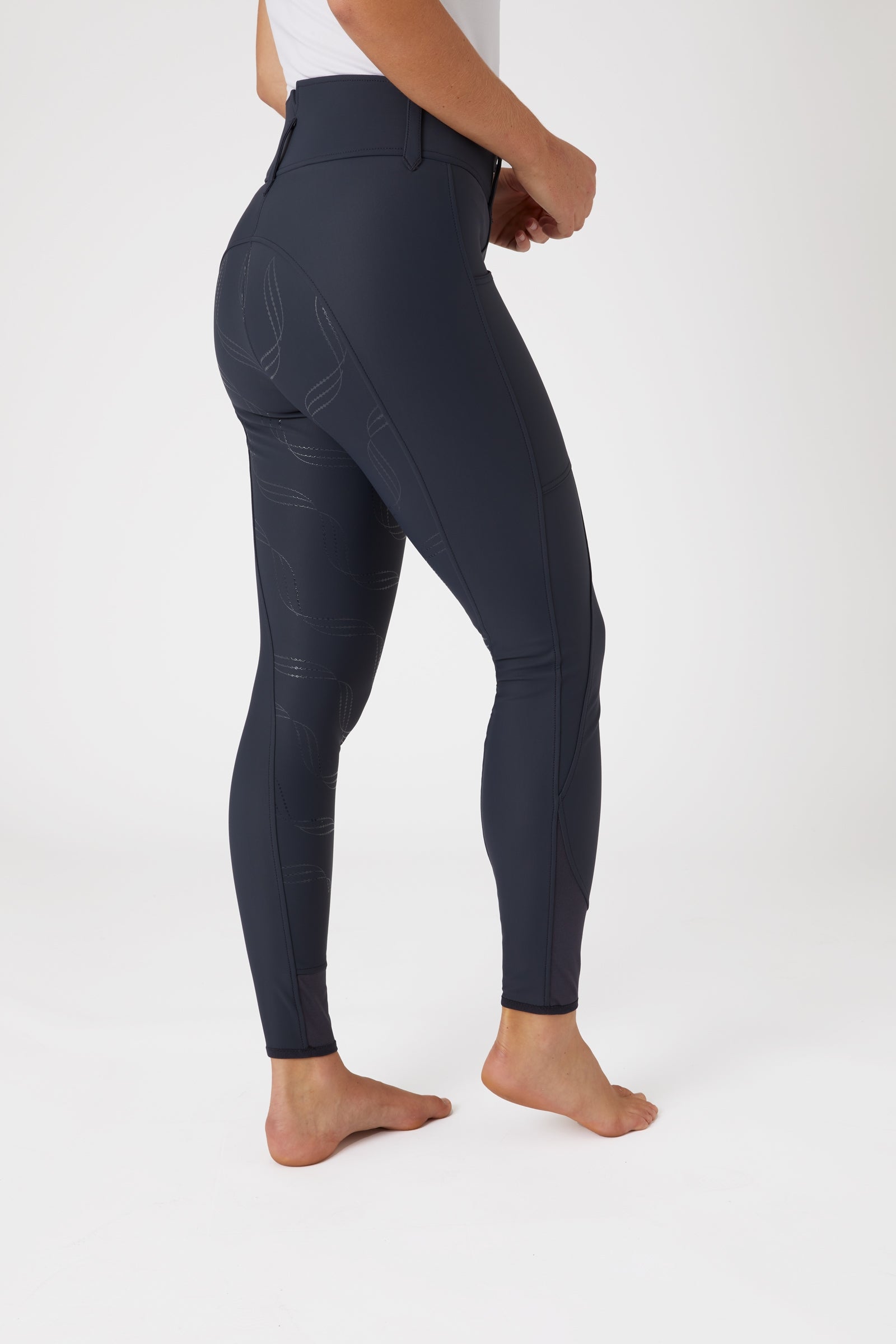 Horze Indira Women's Full Seat Breeches with High Waist Womens Breeches