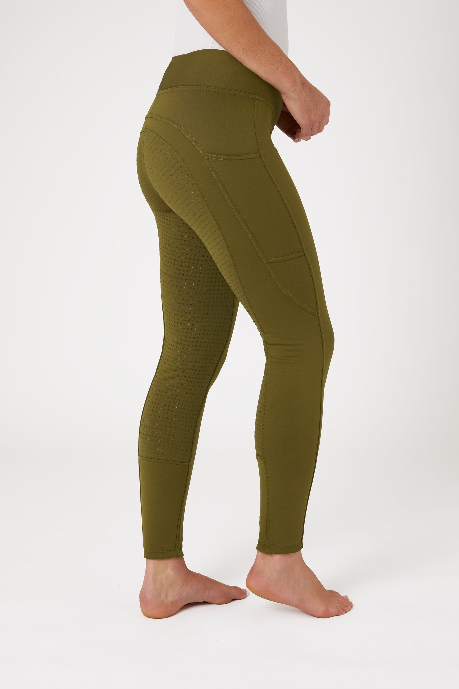 Horze Active női teliszilikonos téli lovaglónadrág telefonzsebbel Womens Breeches