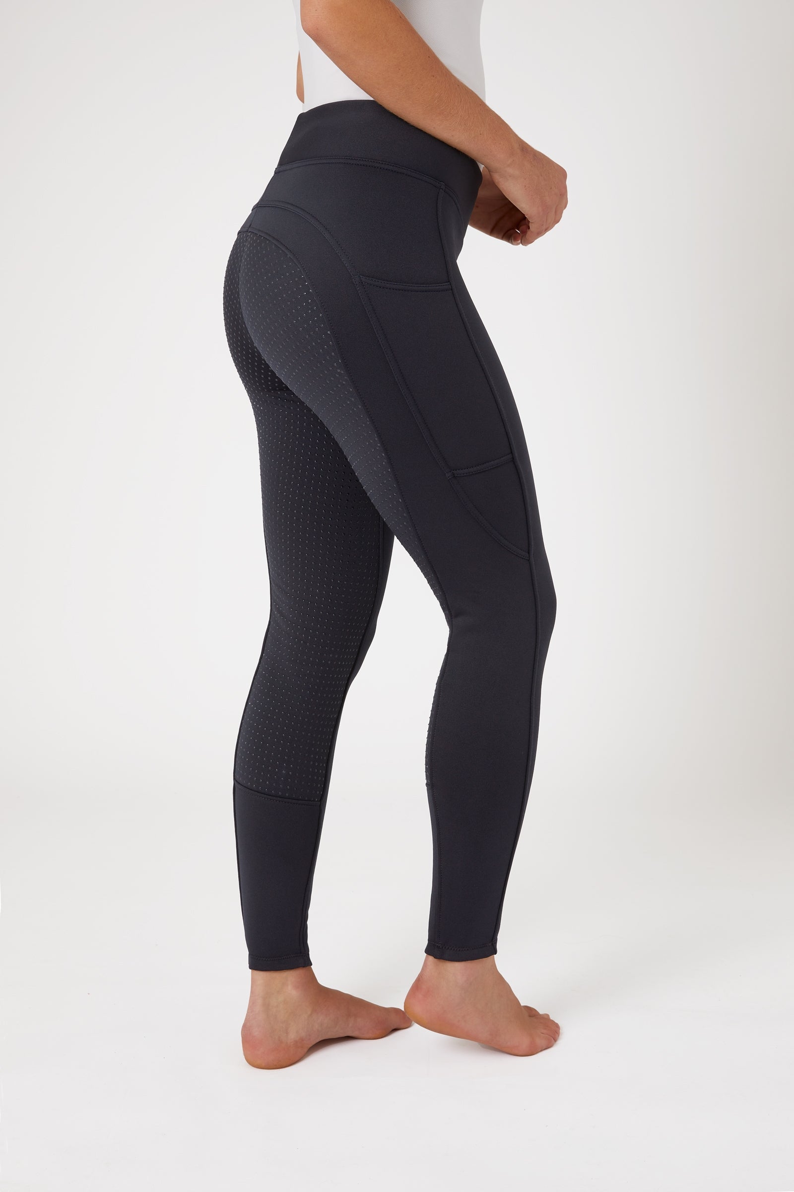 Horze Active női teliszilikonos téli lovaglónadrág telefonzsebbel Womens Breeches