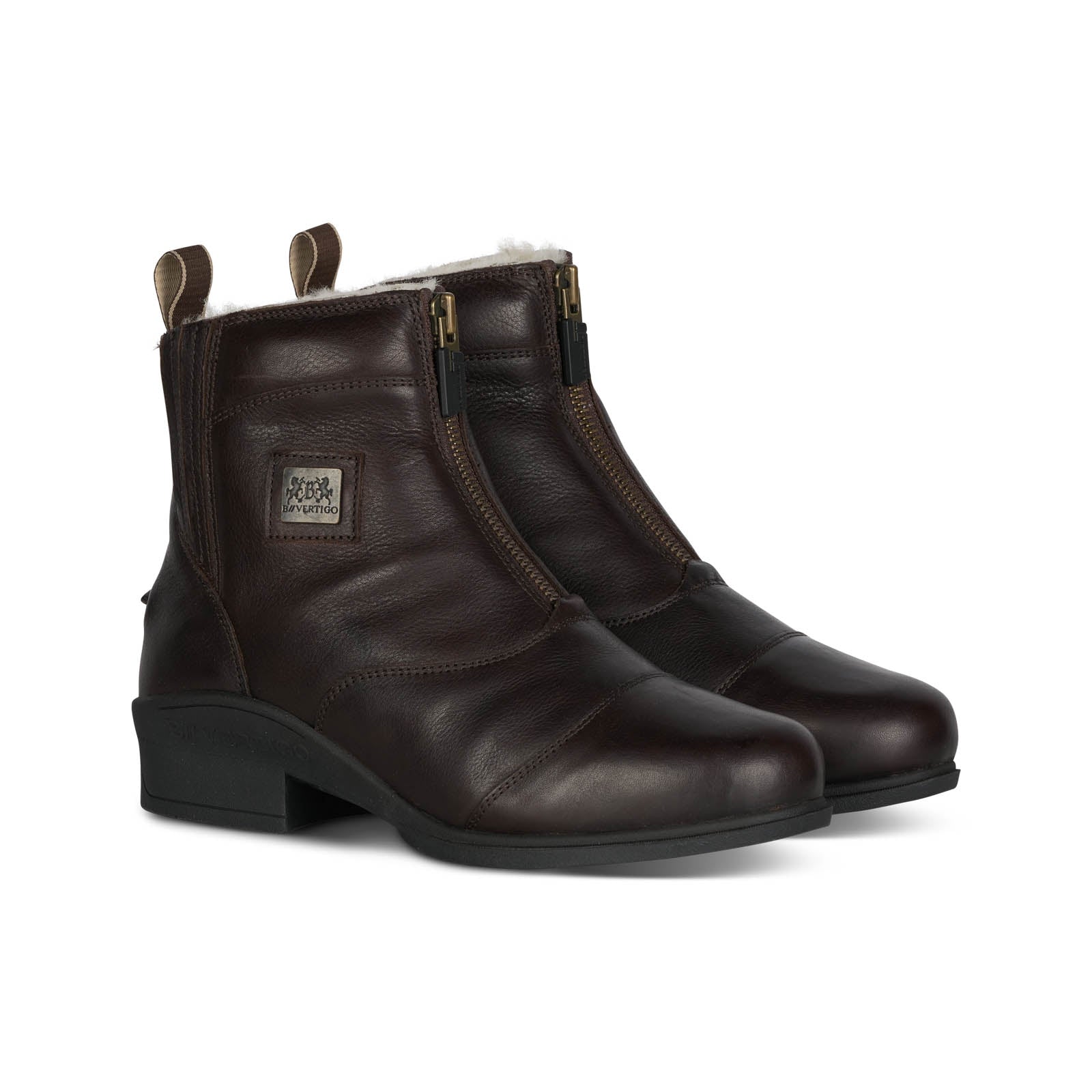 B Vertigo Mercury Women's Winter Jodhpur Boots with Lamb Fur Lining Riding Boots & Riding Shoes