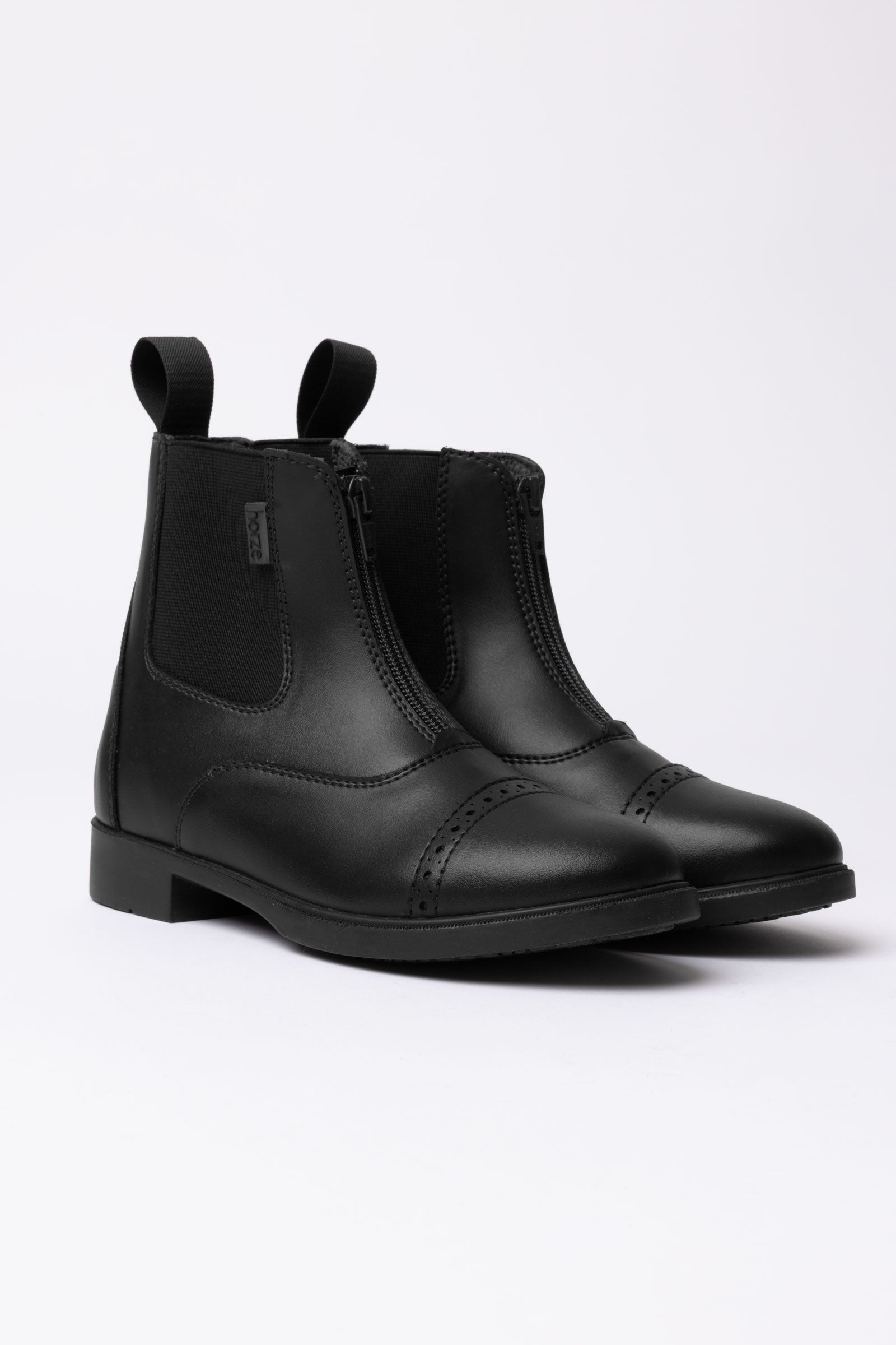 Horze Wexford Women's Front-Zip Jodhpur Boots Riding Boots & Riding Shoes