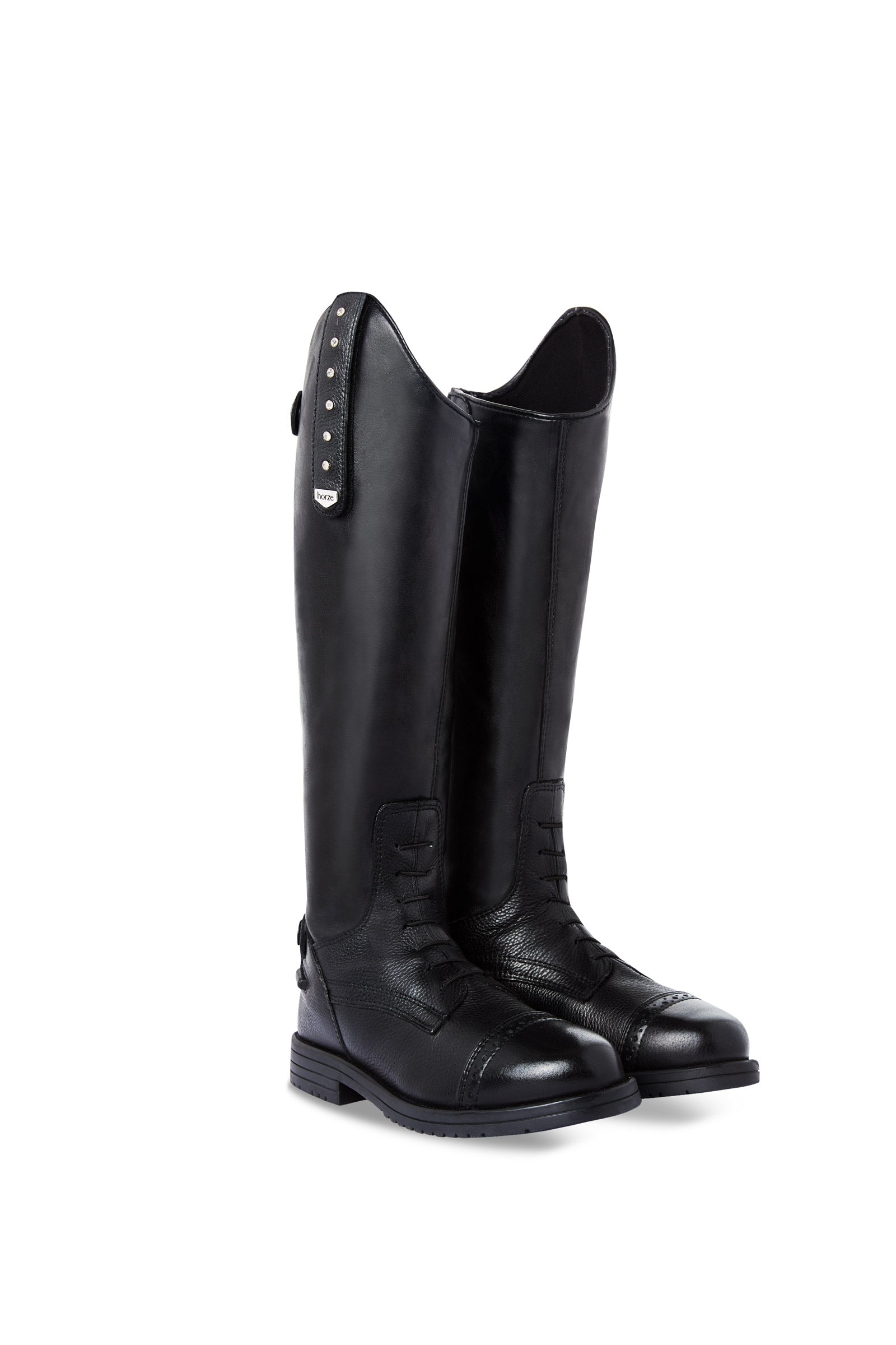 Horze Portland Kids' Tall Boots with Crystals Riding Boots & Riding Shoes
