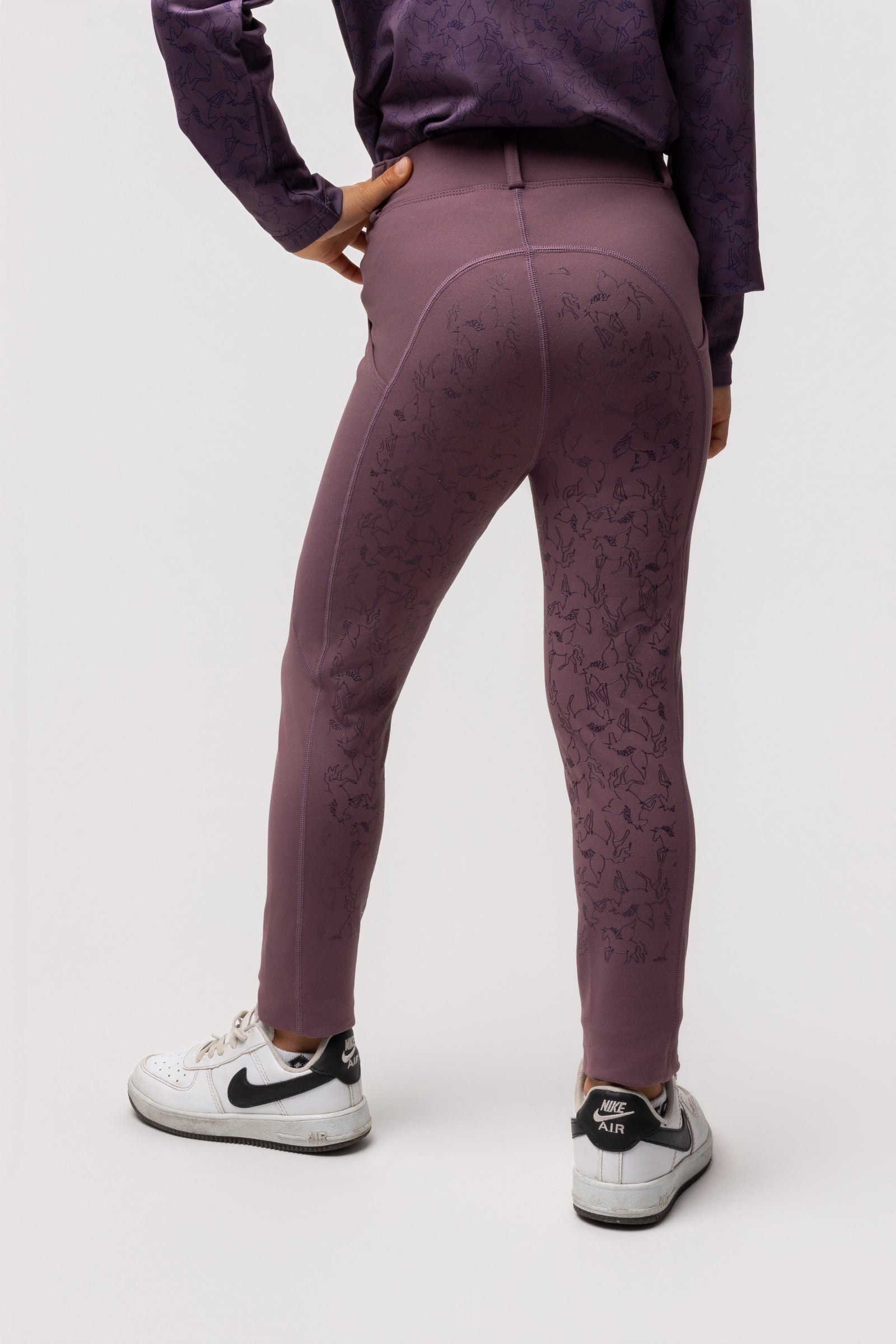 Horze Dea gyerek termo telis zilikonos lovaglónadrág Gyermek Ruházat