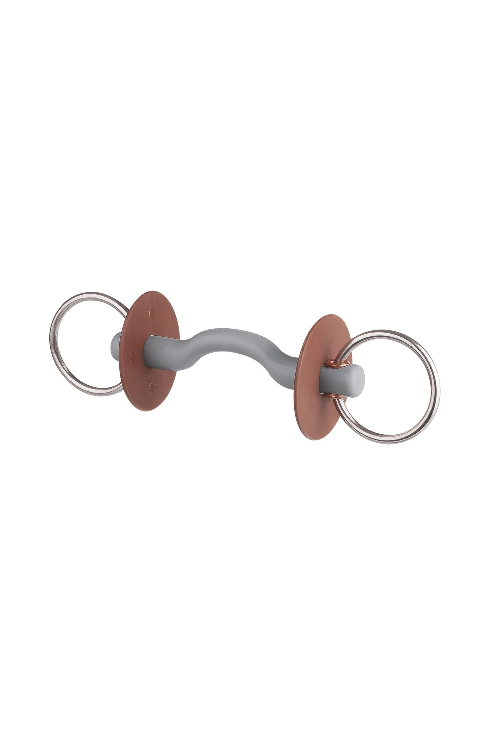 Beris beris vízkarikás zabla nyelvvédővel, 18 mm, kemény változat (karikák: 6 cm) Zablák