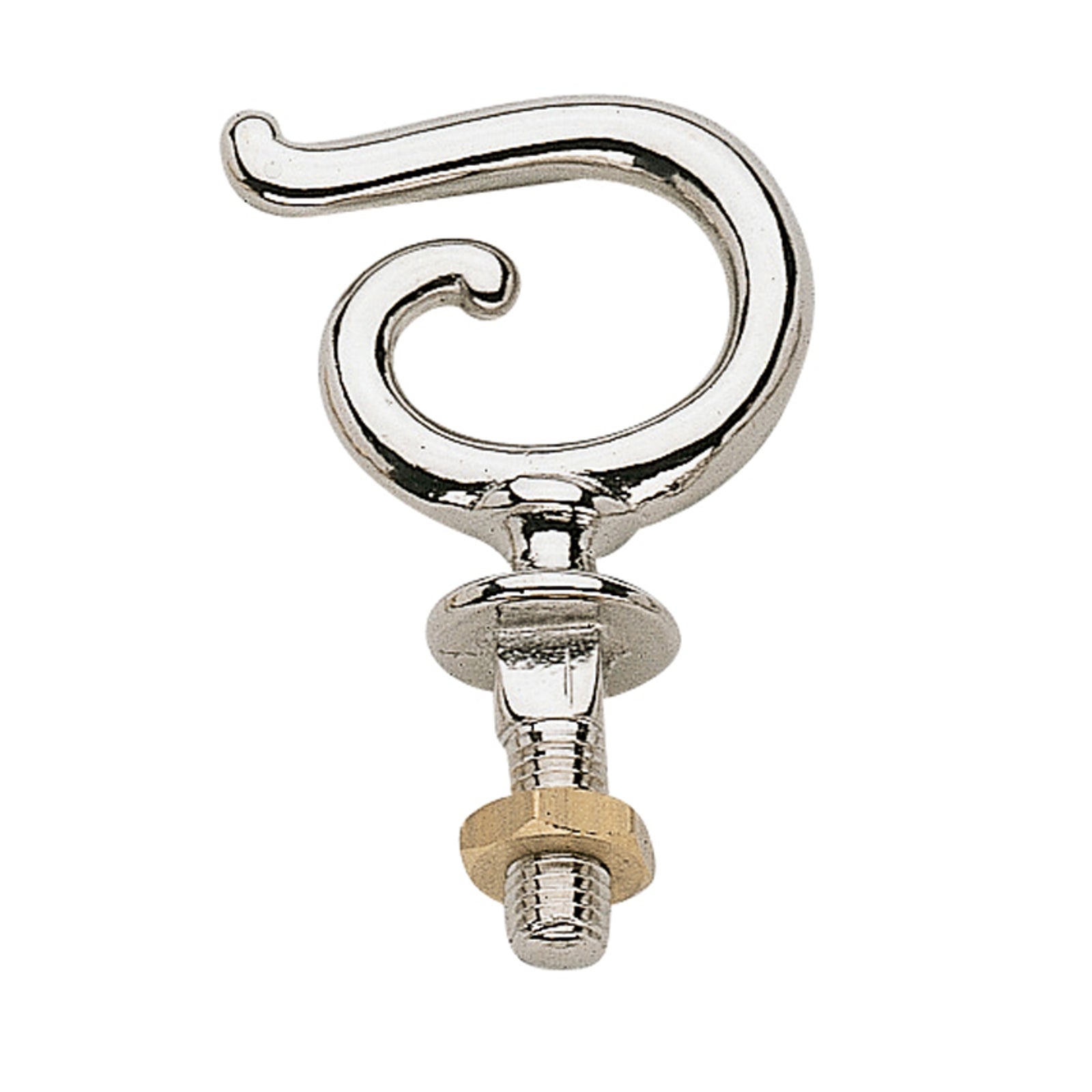 Sprenger Pad hook with nut, German silver Racing Tack