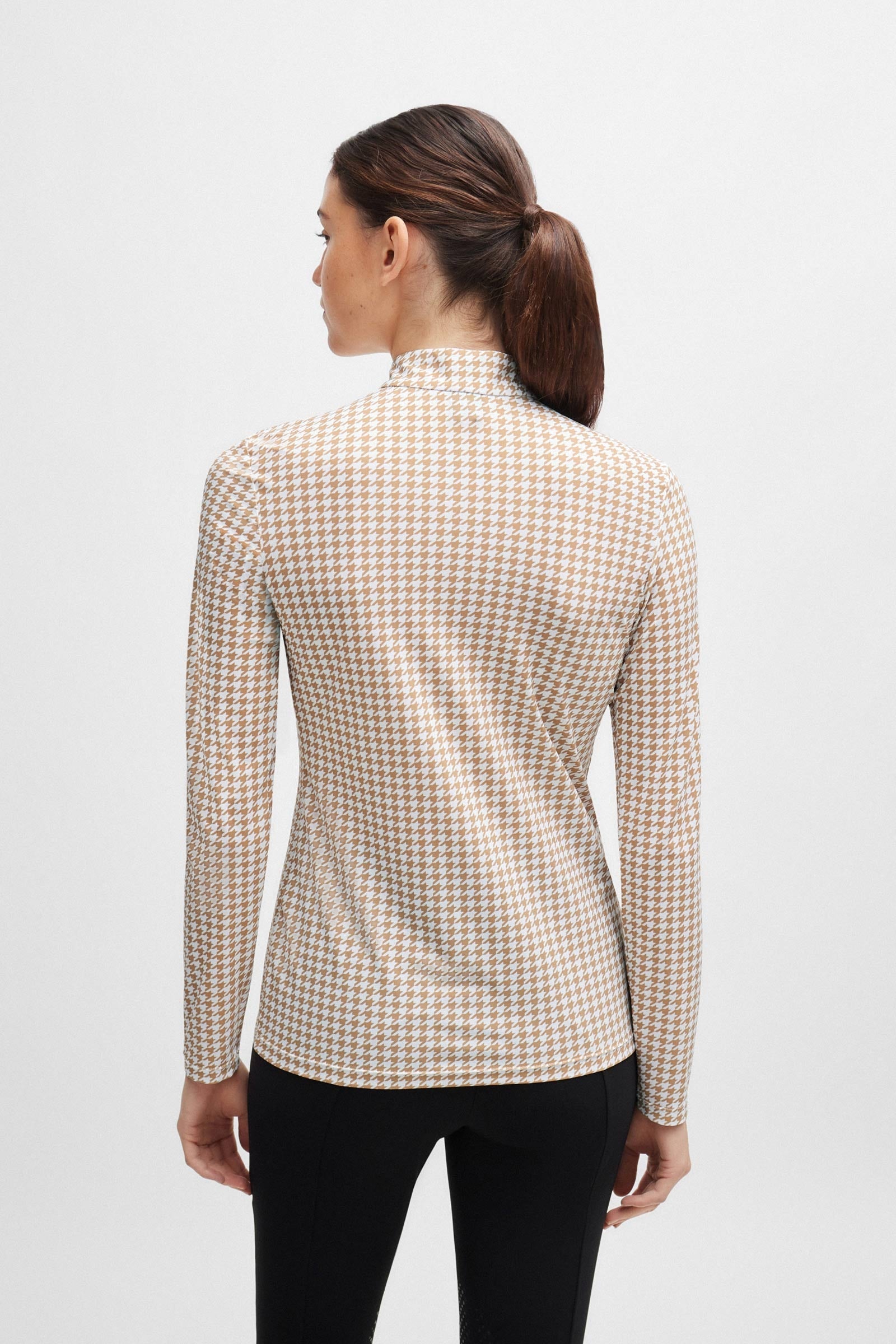 Boss Rachel Training Shirt Houndstooth Women’s Riding Clothing