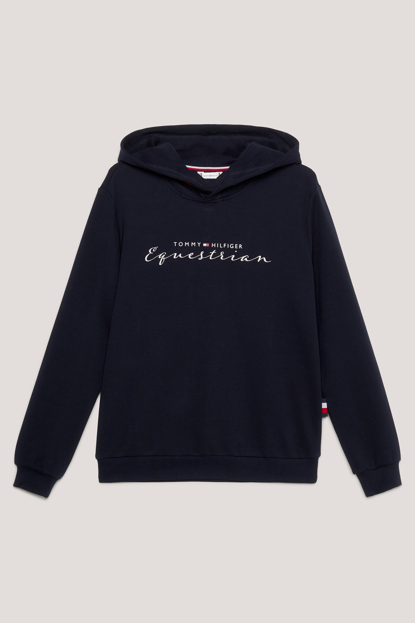Tommy Hilfiger Equestrian metál logós női grafikus kapucnis pulóver Noi Ruházat