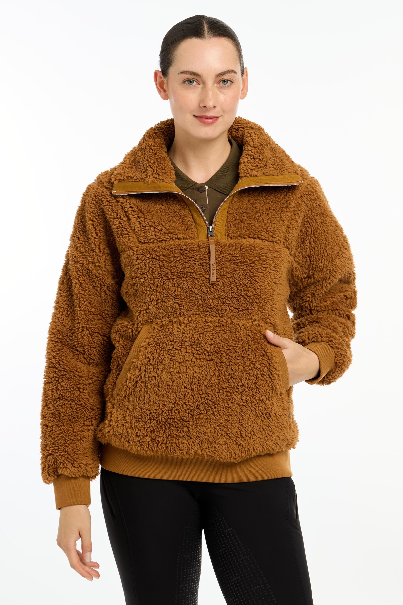 LeMieux Tara Women's Teddy Fleece Jacket Women’s Riding Clothing