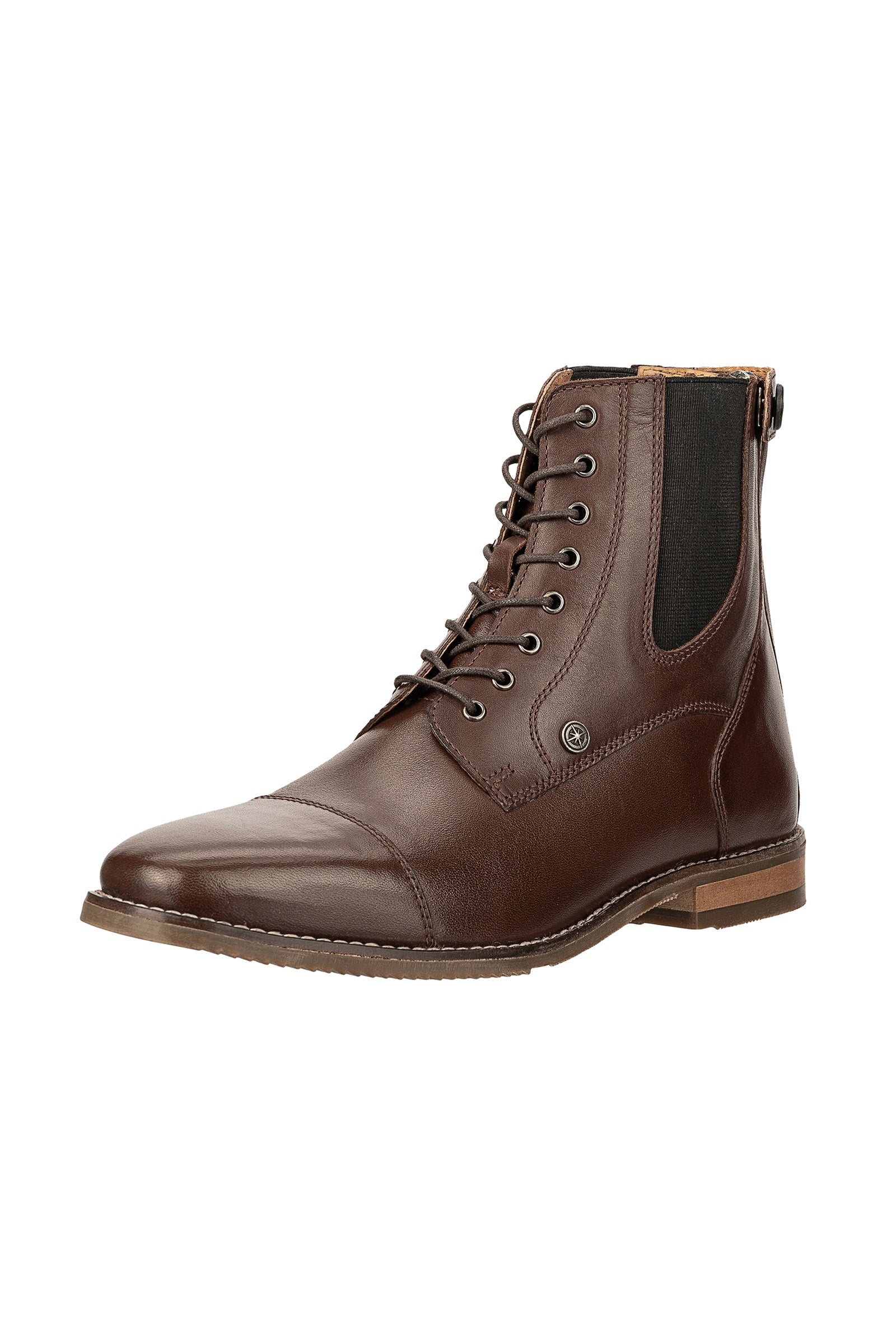 Suedwind Footwear Florentina Hátul Cipzáras Fűzős Jodhpur Cipő Lábbelik