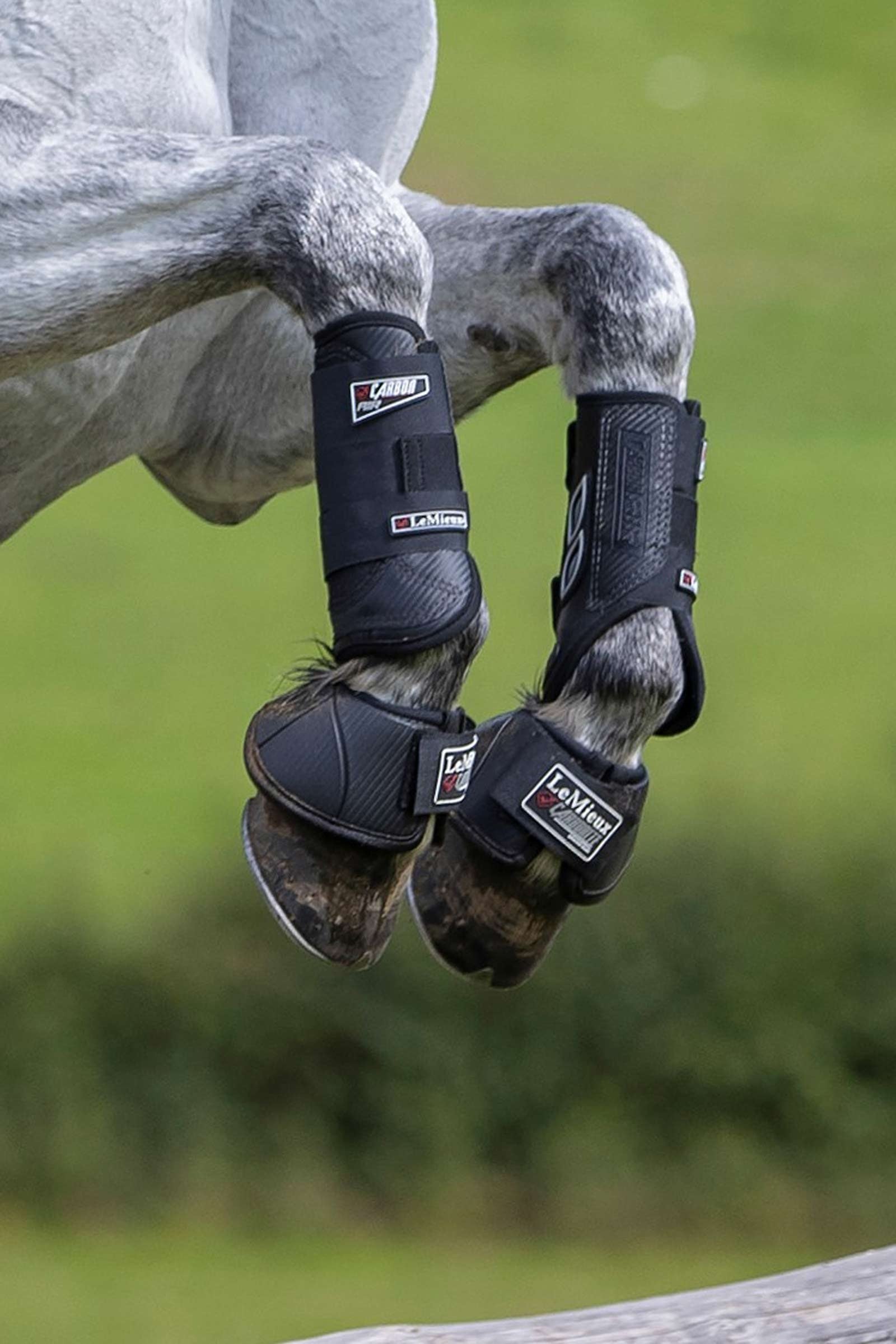 LeMieux Carbon Air XC Boot Front Leg Protection & Hoof Protection for Horses