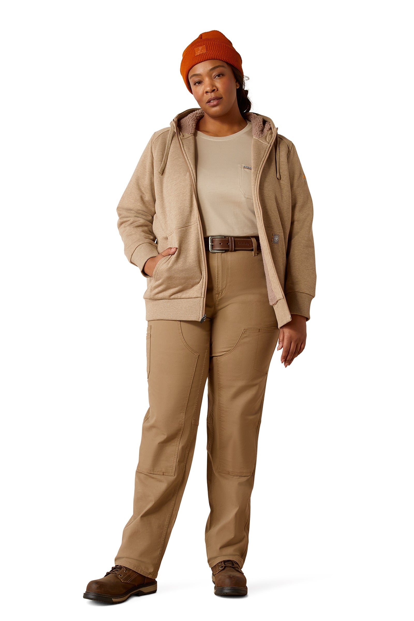 Ariat Rebar Women´s All-Weather Sherpa Full Zip Hoodie Women’s Riding Clothing