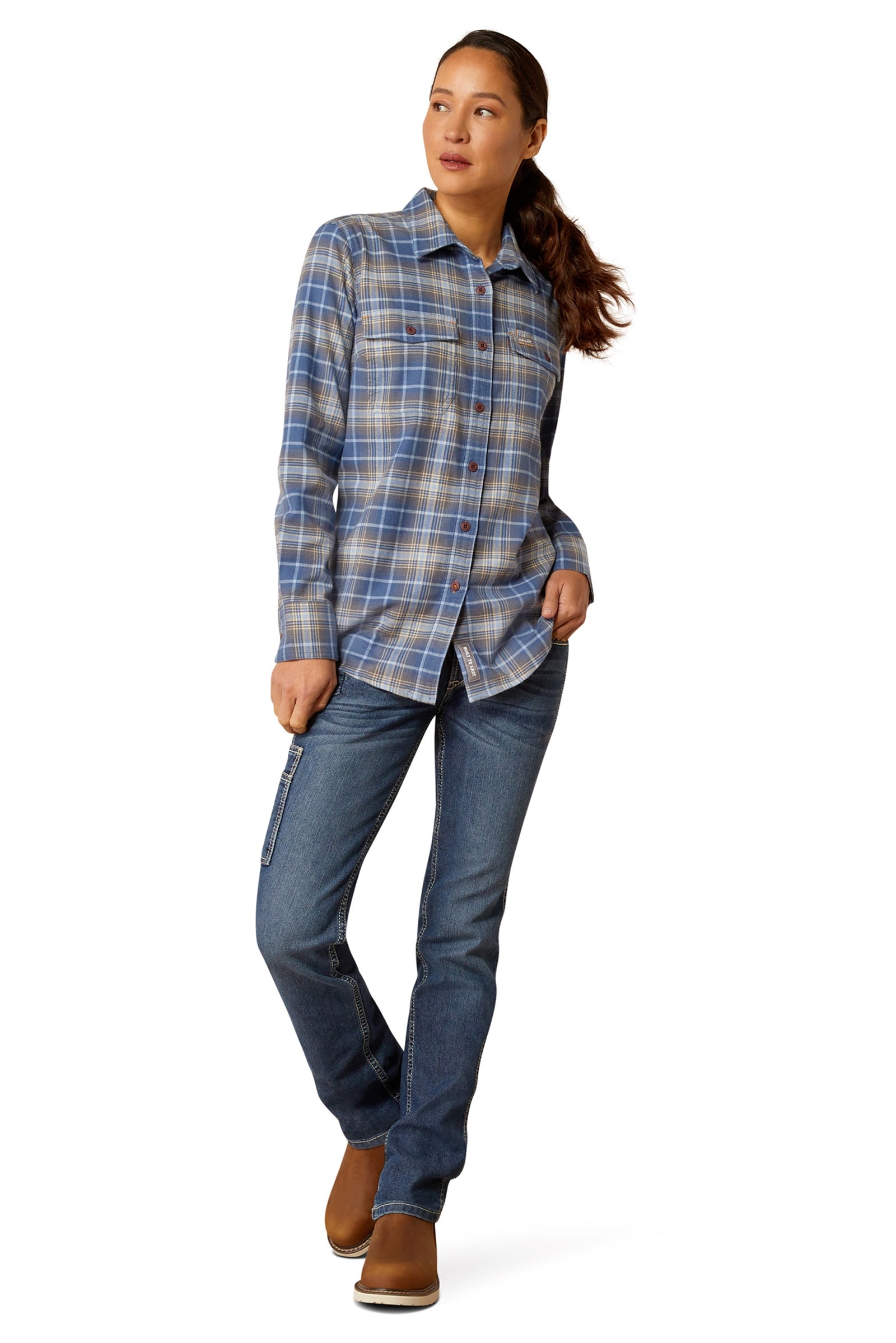 Ariat Rebar Women´s Flannel DuraStretch Work Shirt Women’s Riding Clothing