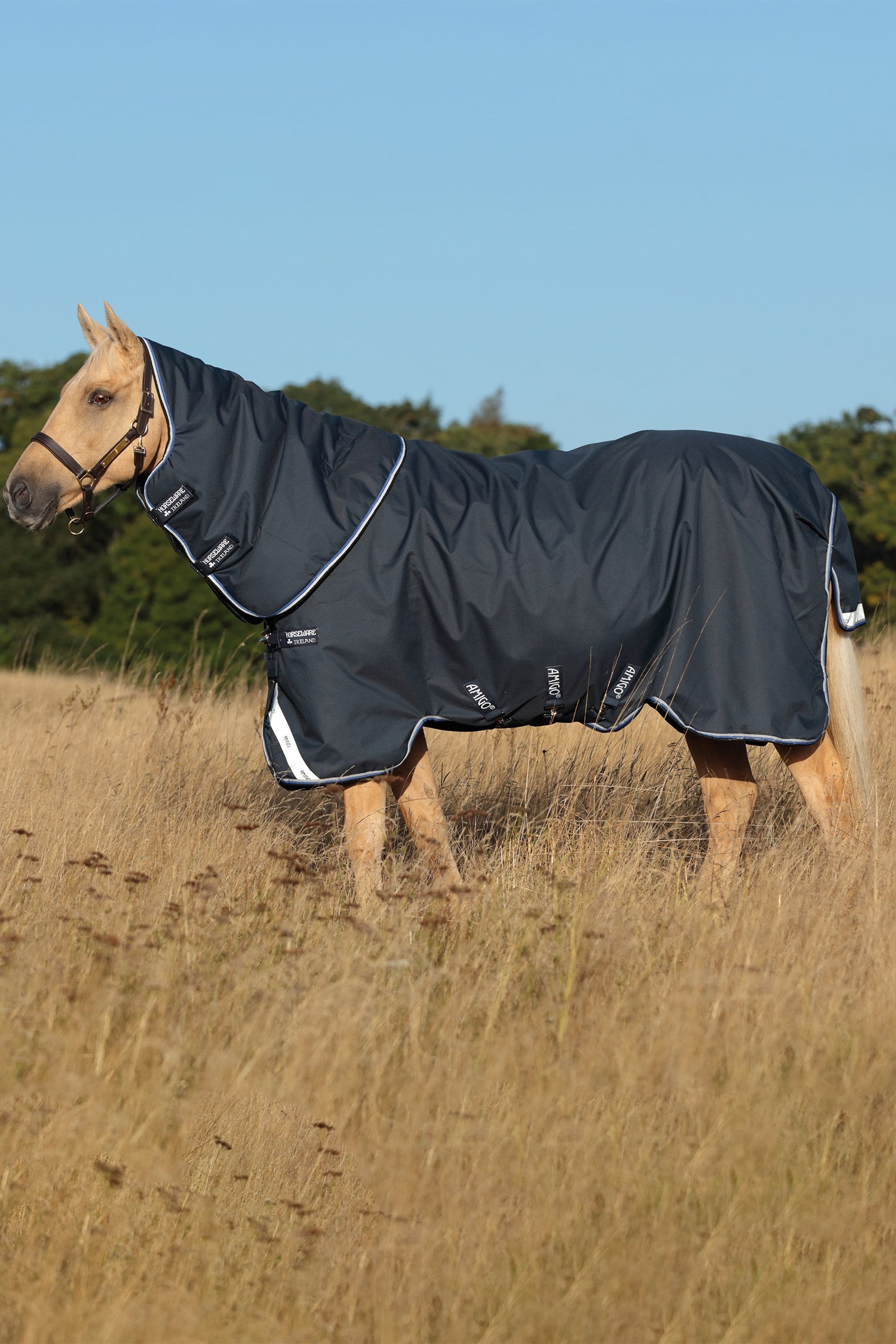 Horseware Amigo Bravo 12 Plus Turnout Rug With Detachable Neck, 0g Horse Rugs