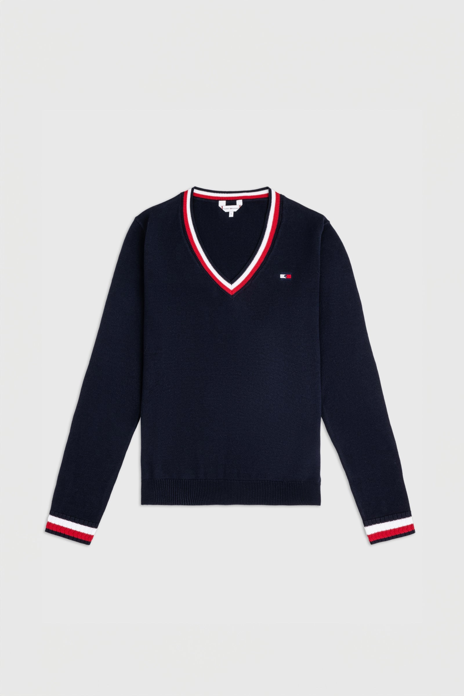 Tommy Hilfiger Equestrian Indiana női V-nyakú pulóver Noi Ruházat